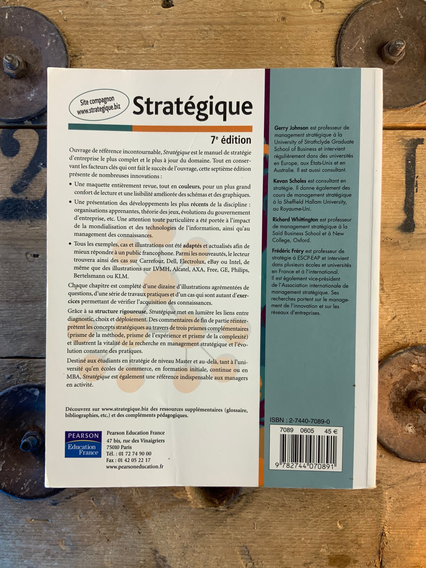 Stratégique - Gerry Johnson, Kevan Scholes, Richard Whittington, Frédéric Fréry