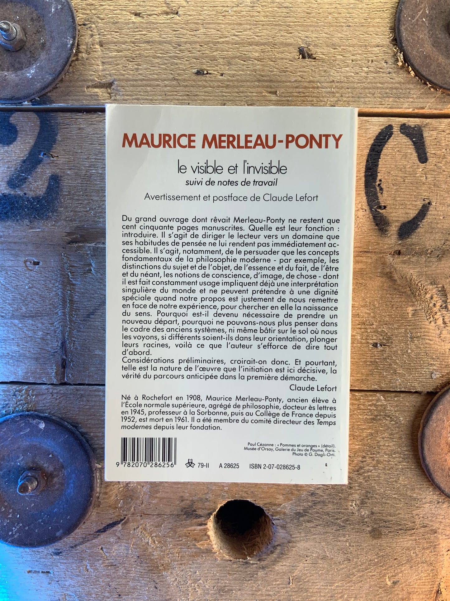 Le visible et l’invisible - Maurice Merleau-Ponty