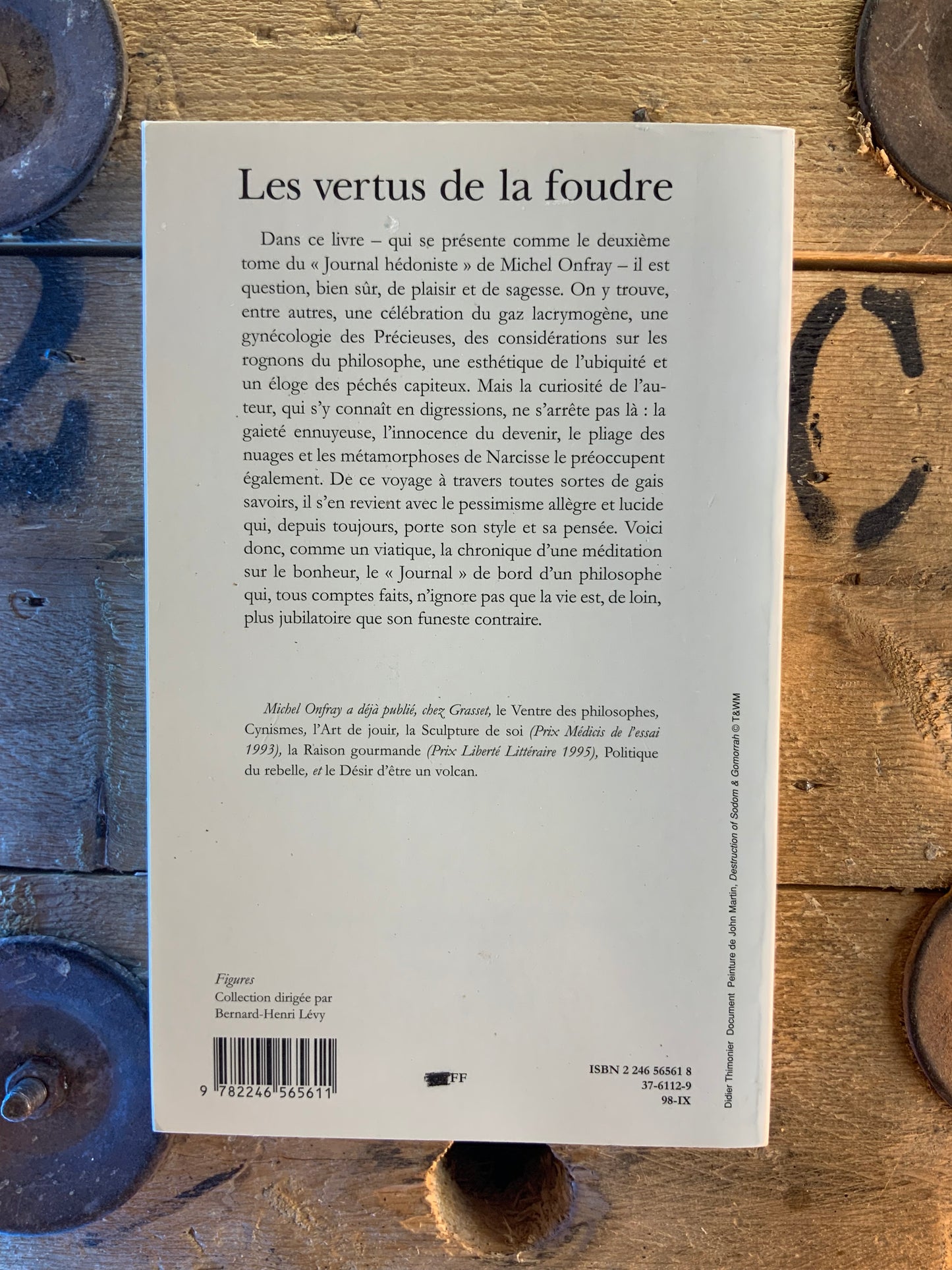 Les vertus de la foudre - Michel Onfray