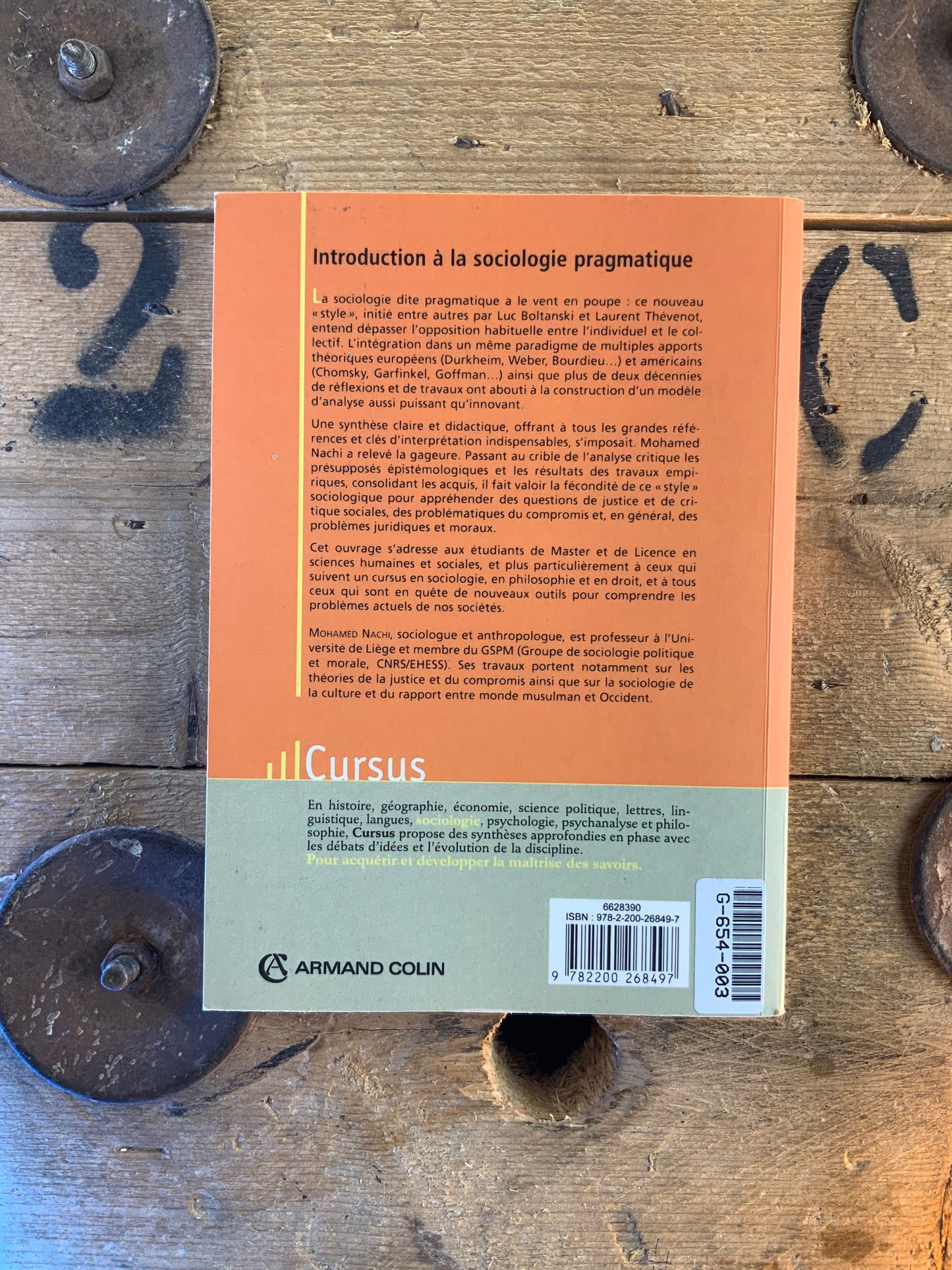 Introduction à la sociologie pragmatique - Mohamed Nachi