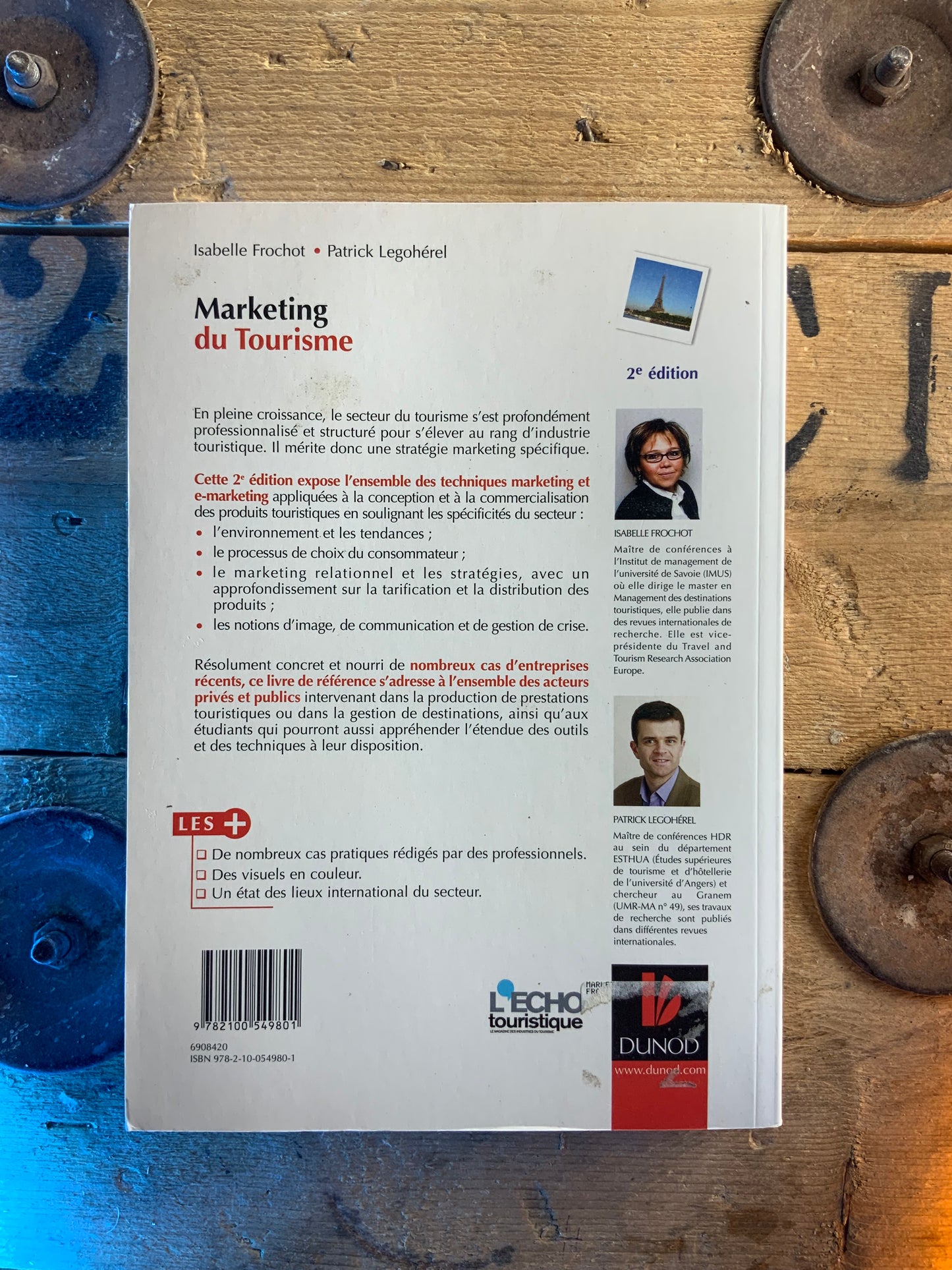 Marketing du tourisme - Isabelle Frochot et Patrick Legohérel