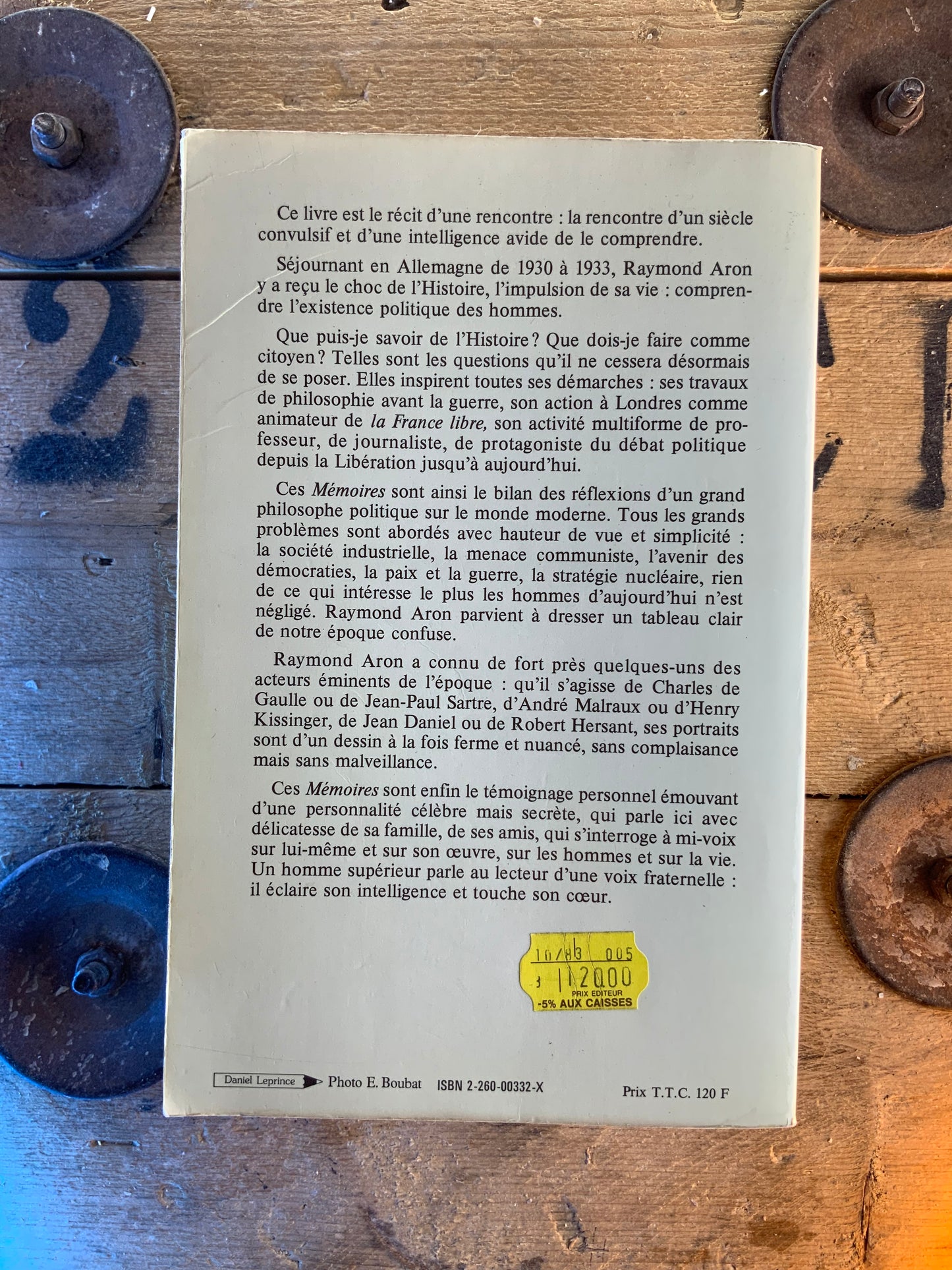 Mémoires : 50 ans de réflexion politique - Raymond Aron