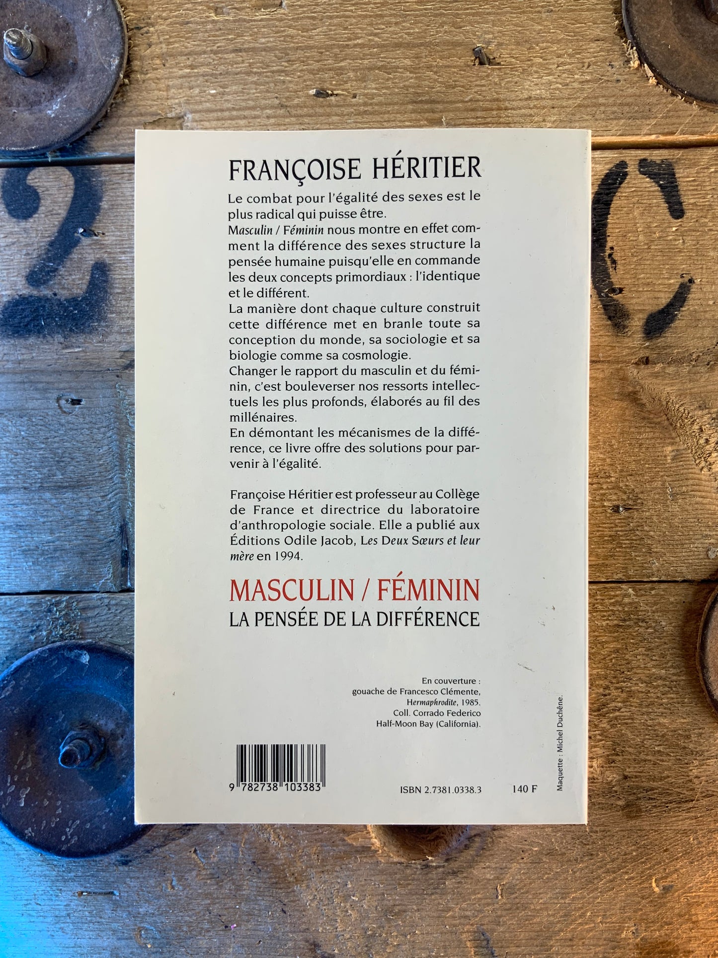 Masculin / féminin : la pensée de la différence - Françoise Héritier