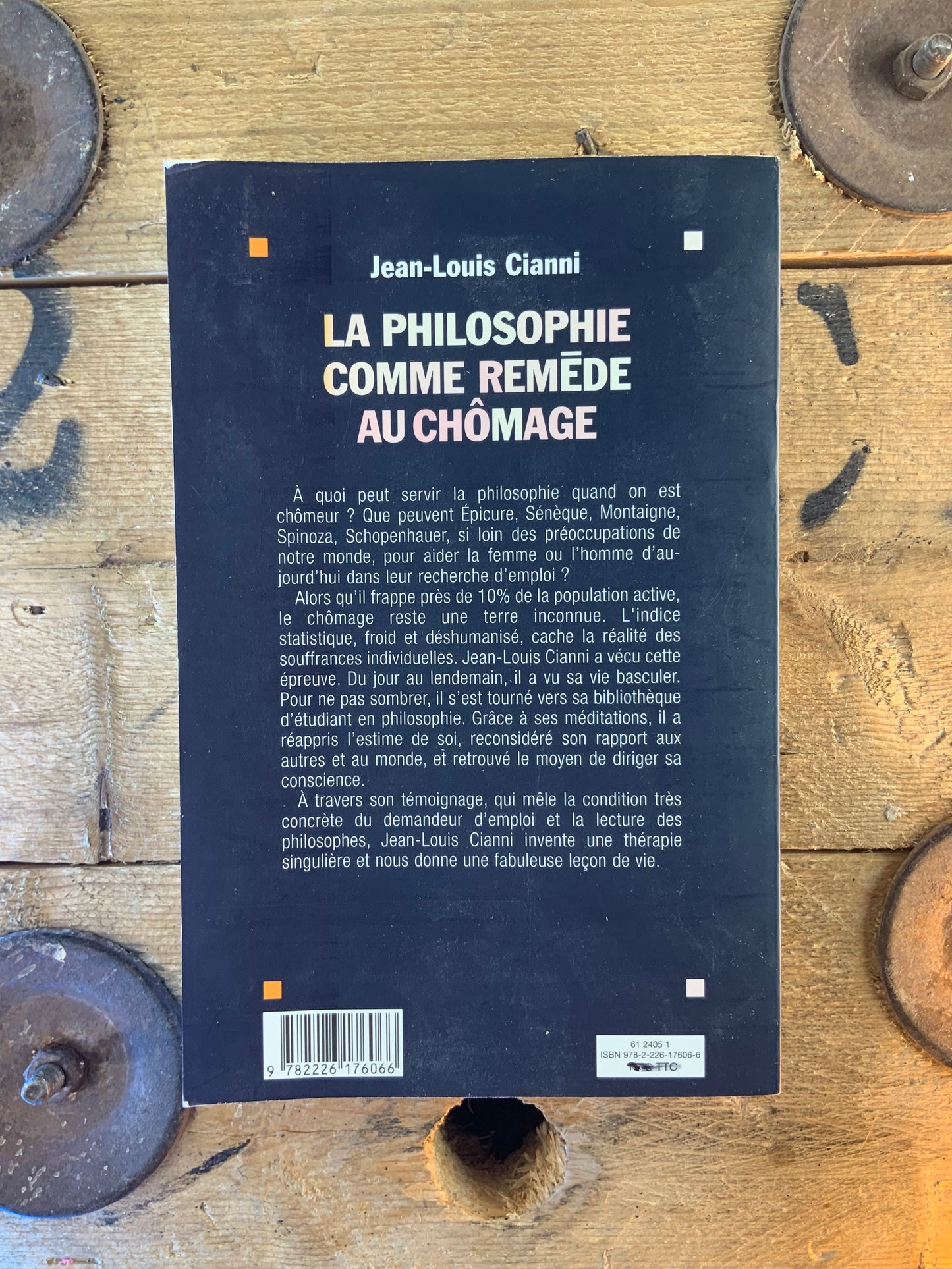 La philosophie comme remède au chômage - Jean-Louis Cianni