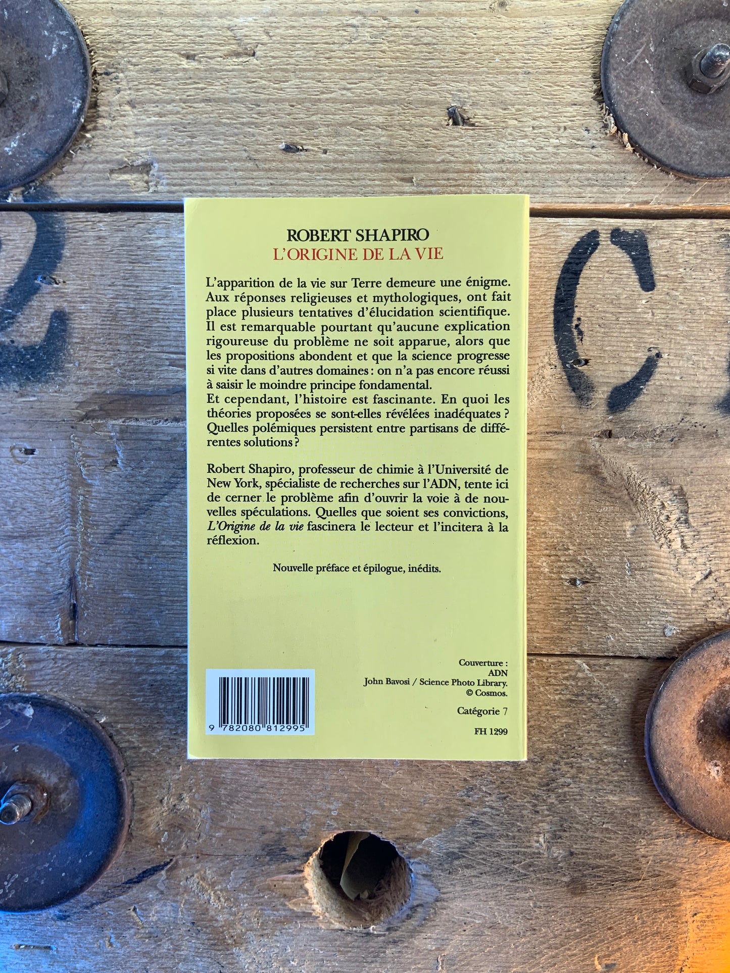 L’origine de la vie - Robert Shapiro