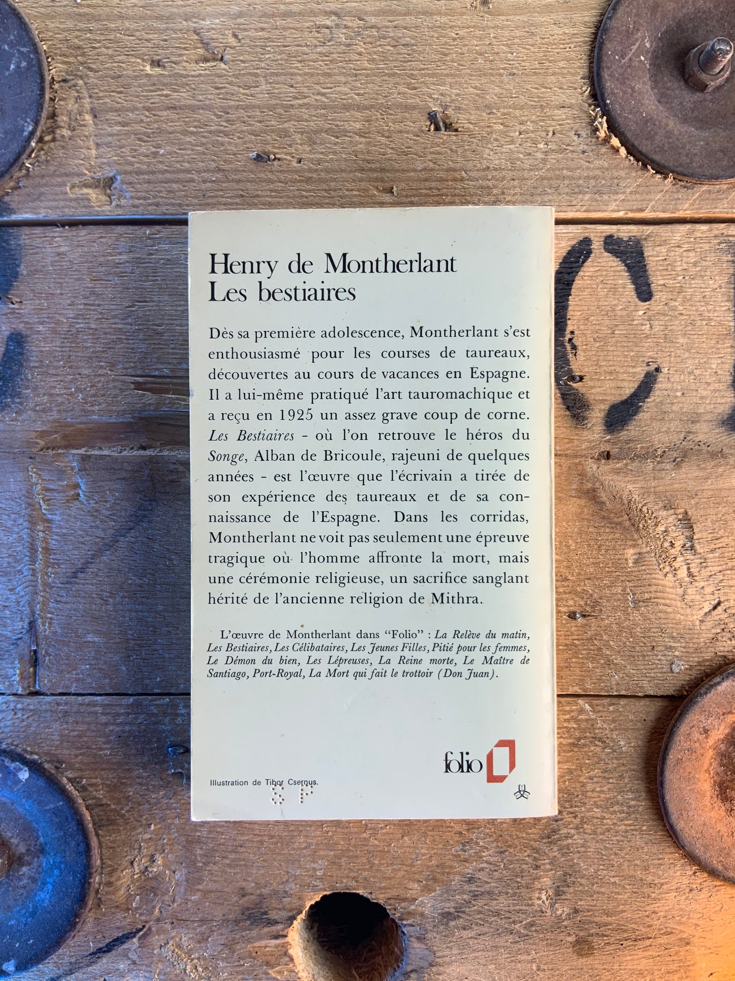 Les bestiaires - Henry de Montherlant