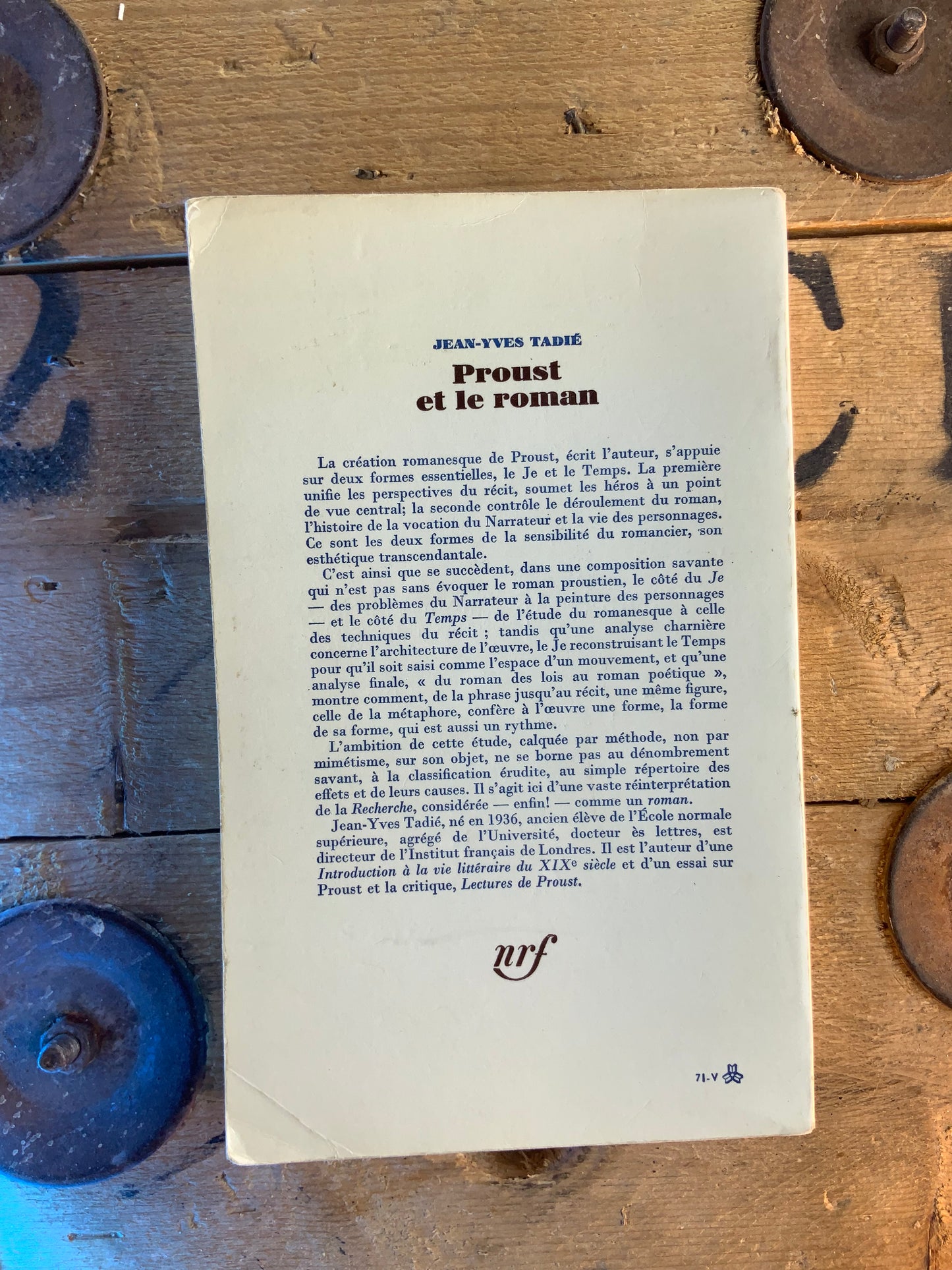 Proust et le roman - Jean-Yves Tadié