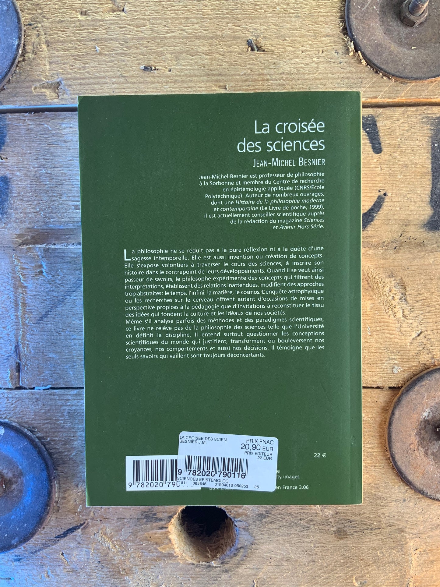 Croisée des sciences : question d’un philosophe - Jean-Michel Besnier