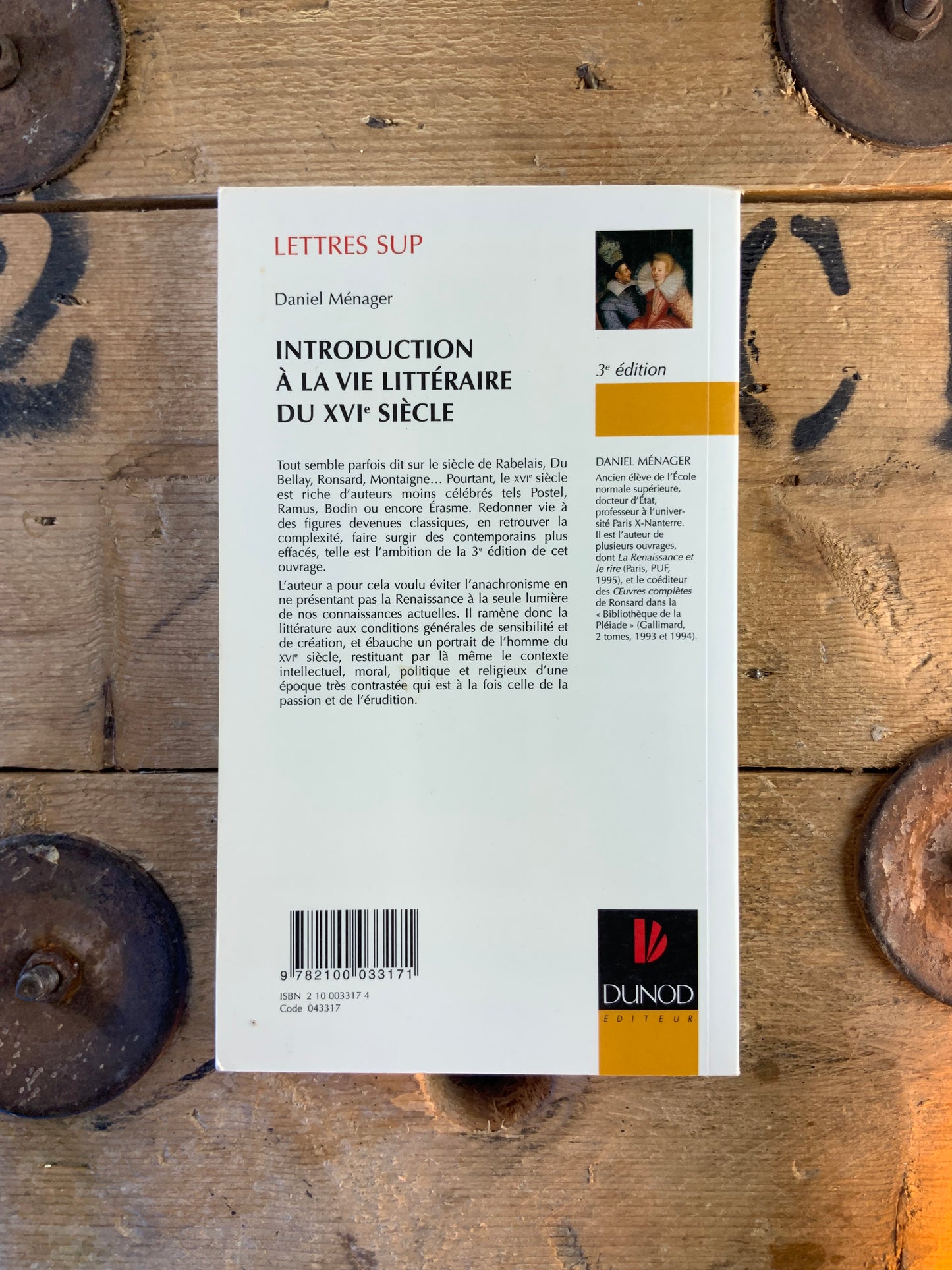 Introduction à la vie littéraire du XVIe siècle - Daniel Ménager