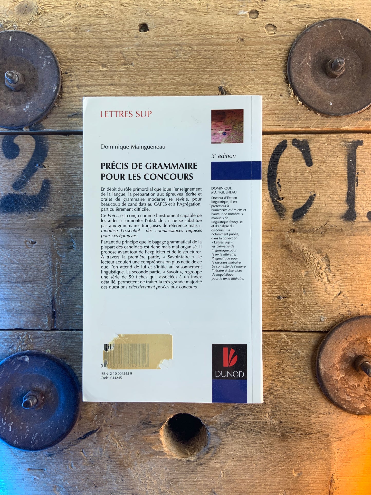 Précis de grammaire pour les concours - Dominique Maingueneau