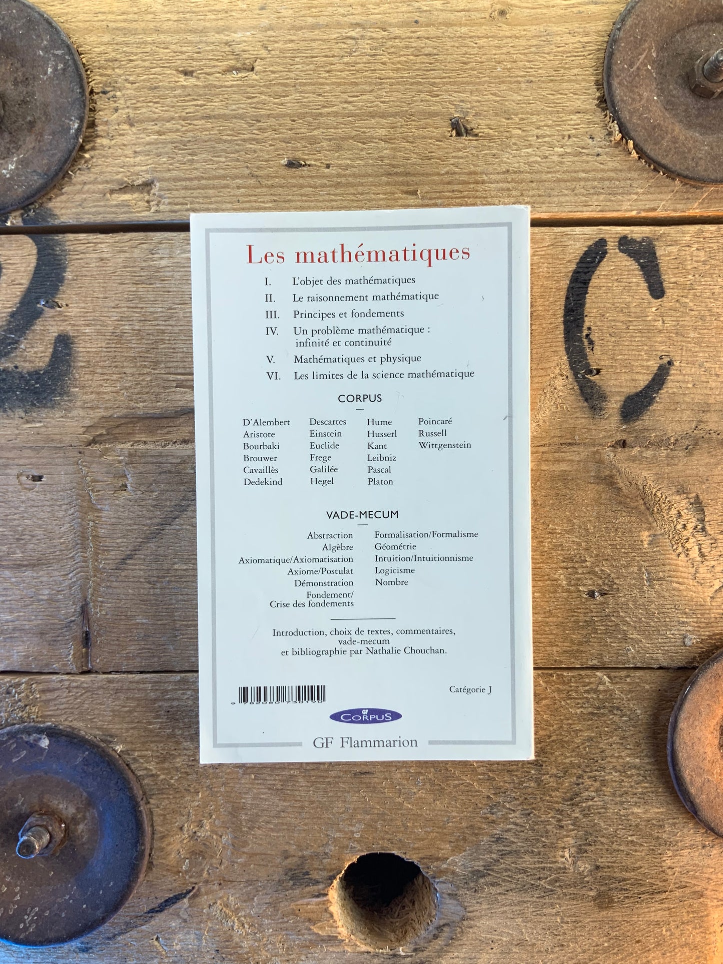 Les mathématiques - Nathalie Chouchan