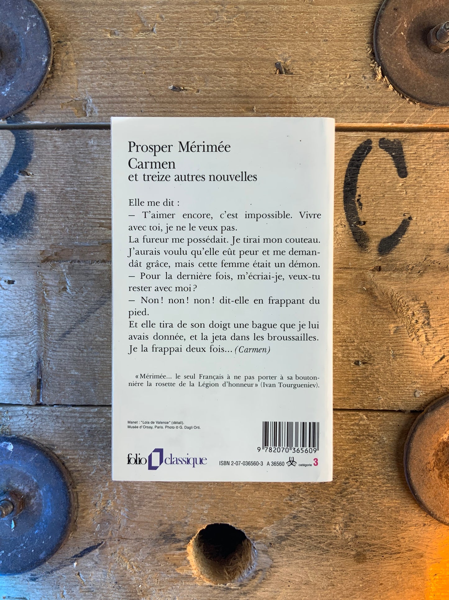 Carmen et autres nouvelles - Prosper Mérimée