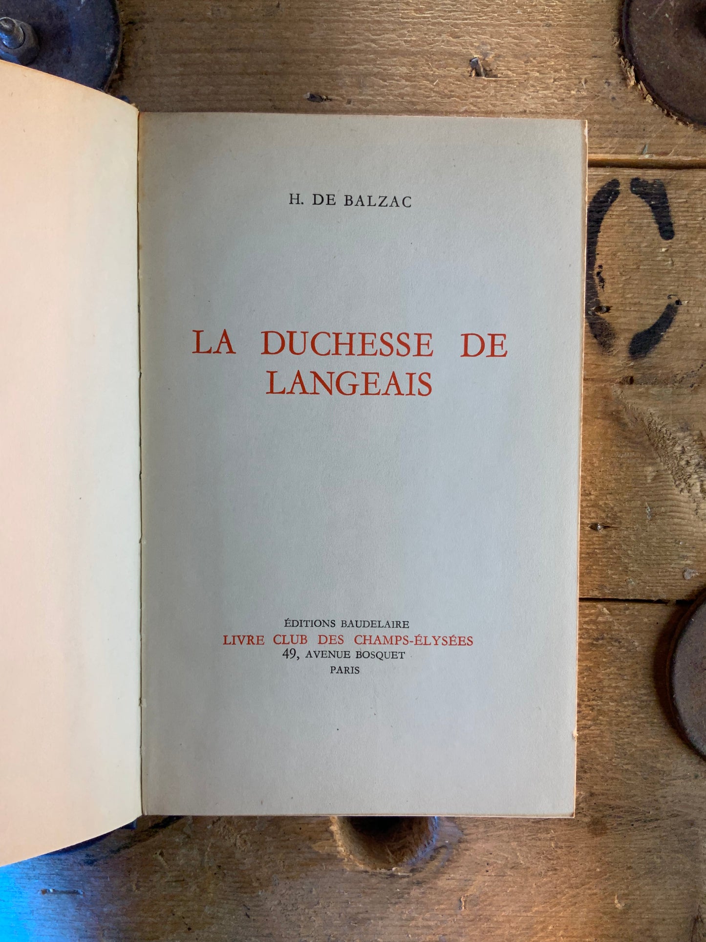 La Duchesse De Langeais - Honoré De Balzac