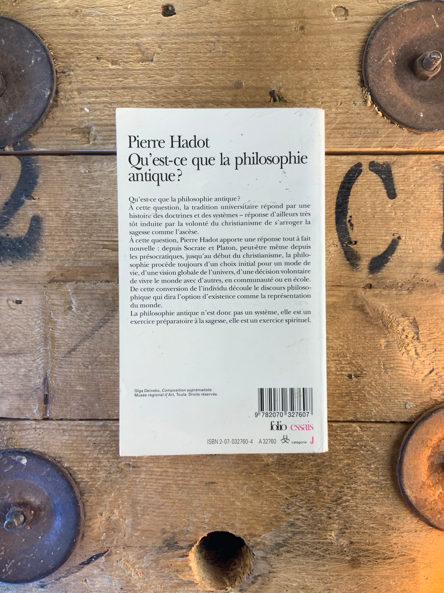 Qu’est-ce que la philosophie antique ? - Pierre Hadot