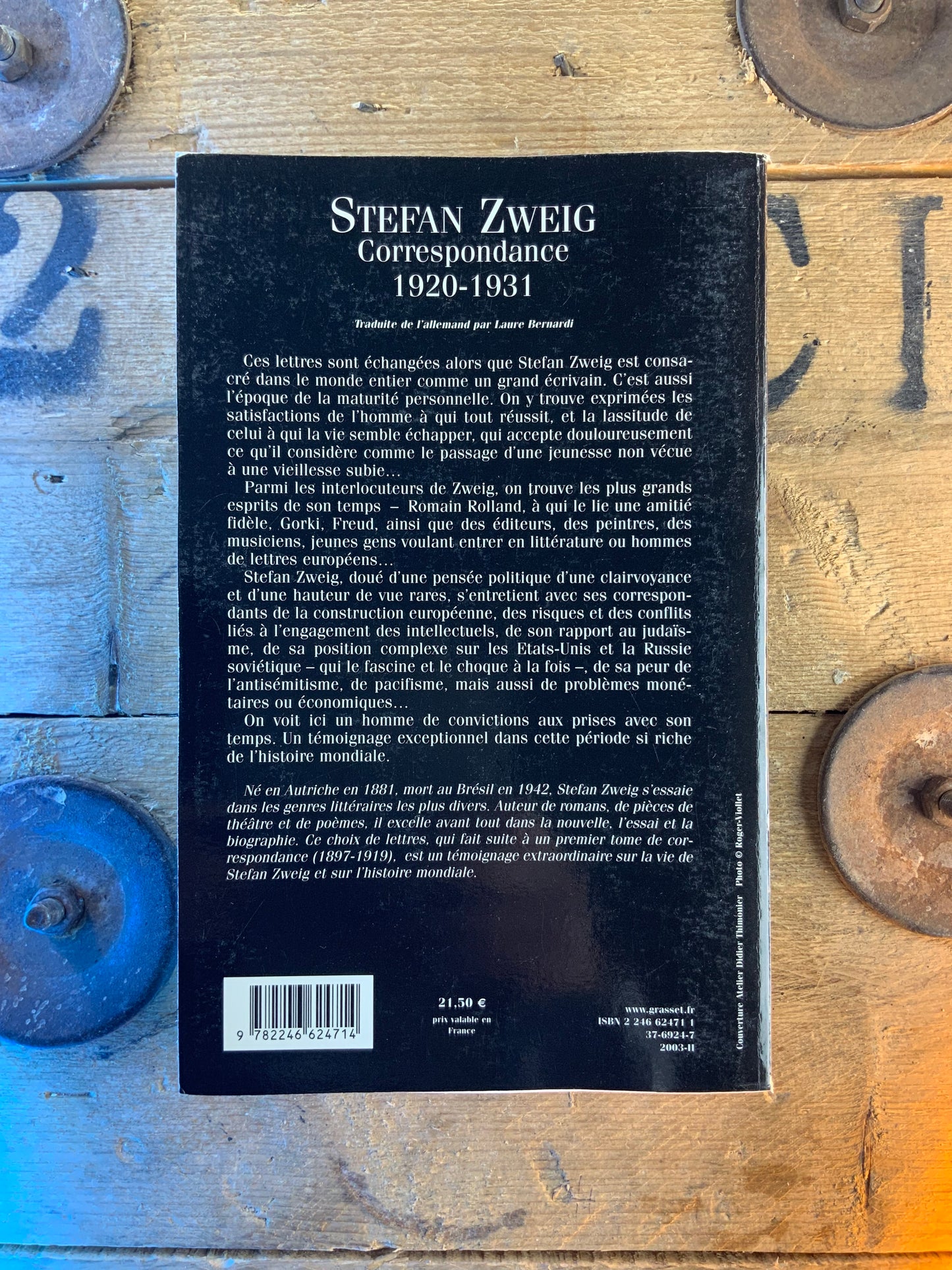Correspondance 1920-1931 - Stefan Zweig