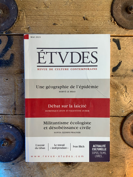 Études : revue de culture contemporaine - mai 2021