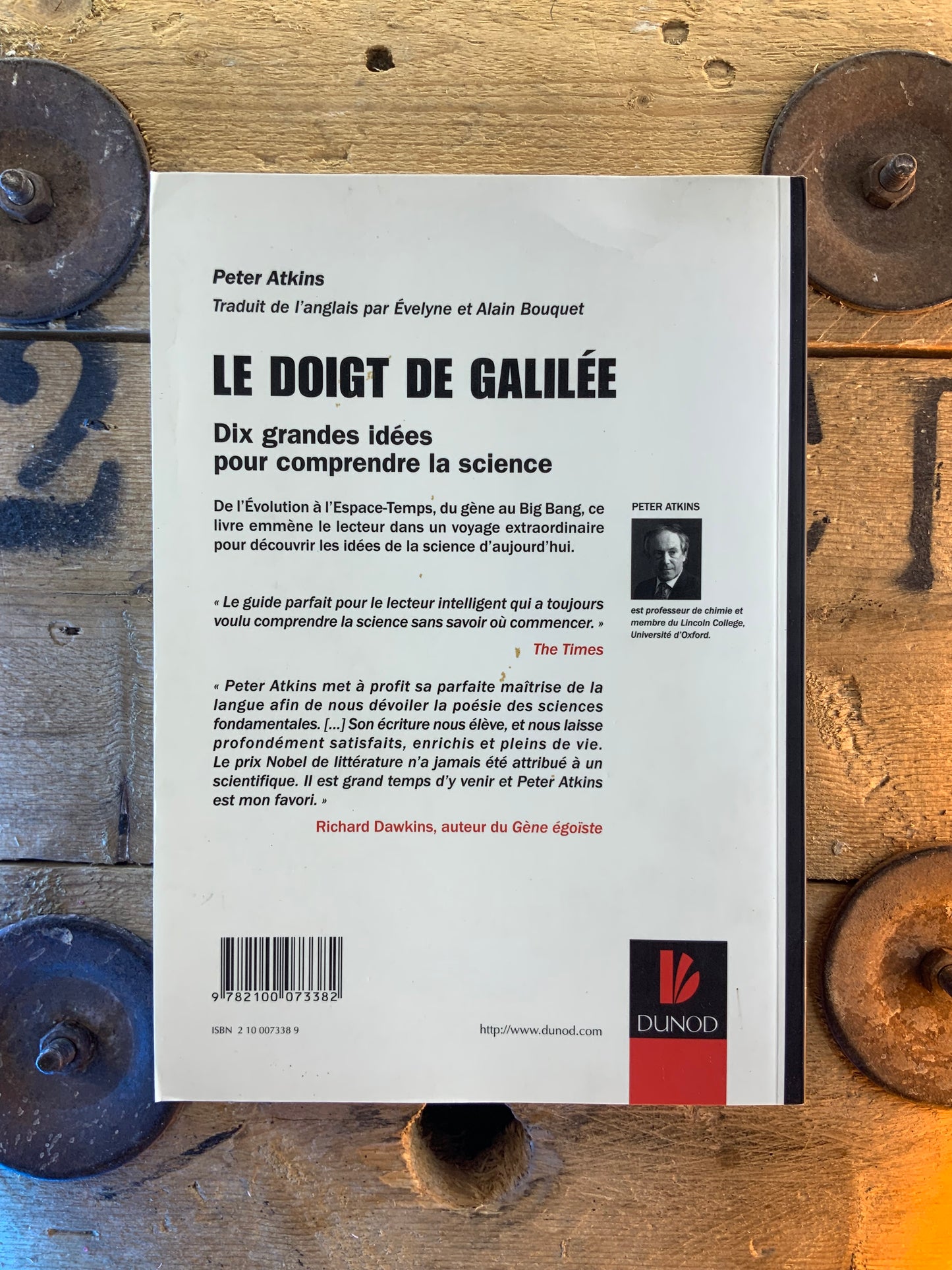 Le doigt de Galilée : dix grandes idées pour comprendre la science - Peter Atkins