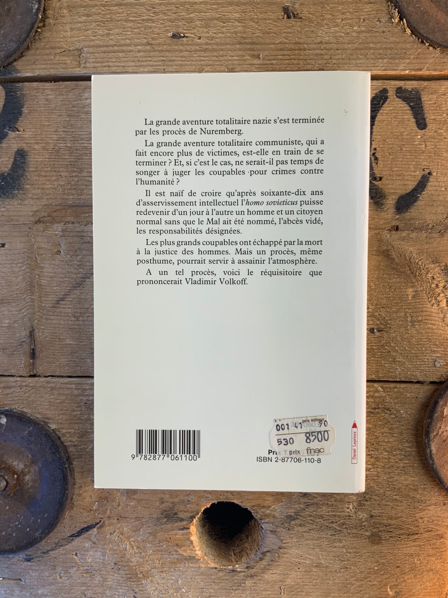 La trinité du mal, ou réquistoire pour servir au procès posthume de Lénine, Trotsky, Staline - Vladimir Volkoff