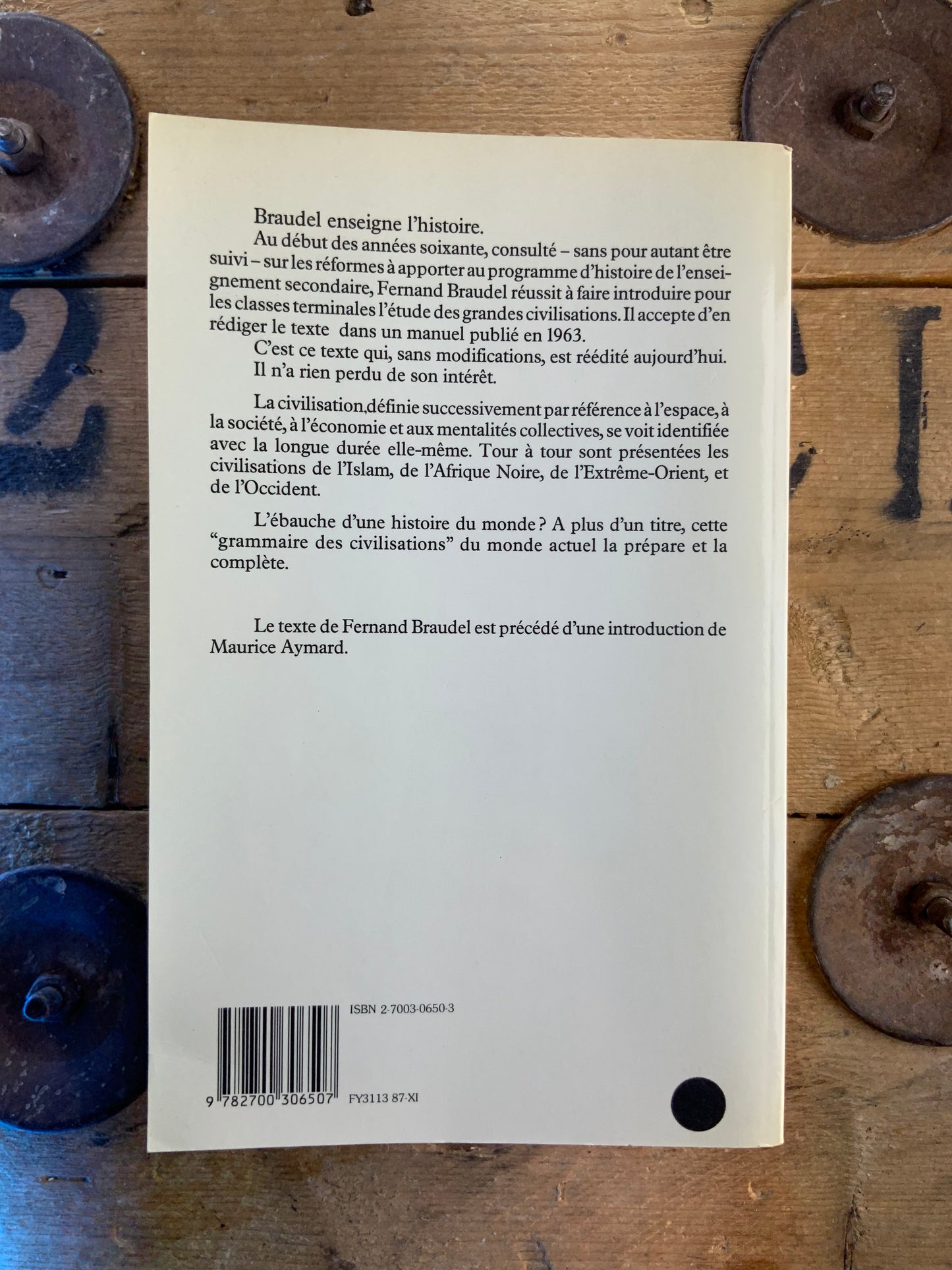 Grammaire des civilisations -Fernand Braudel