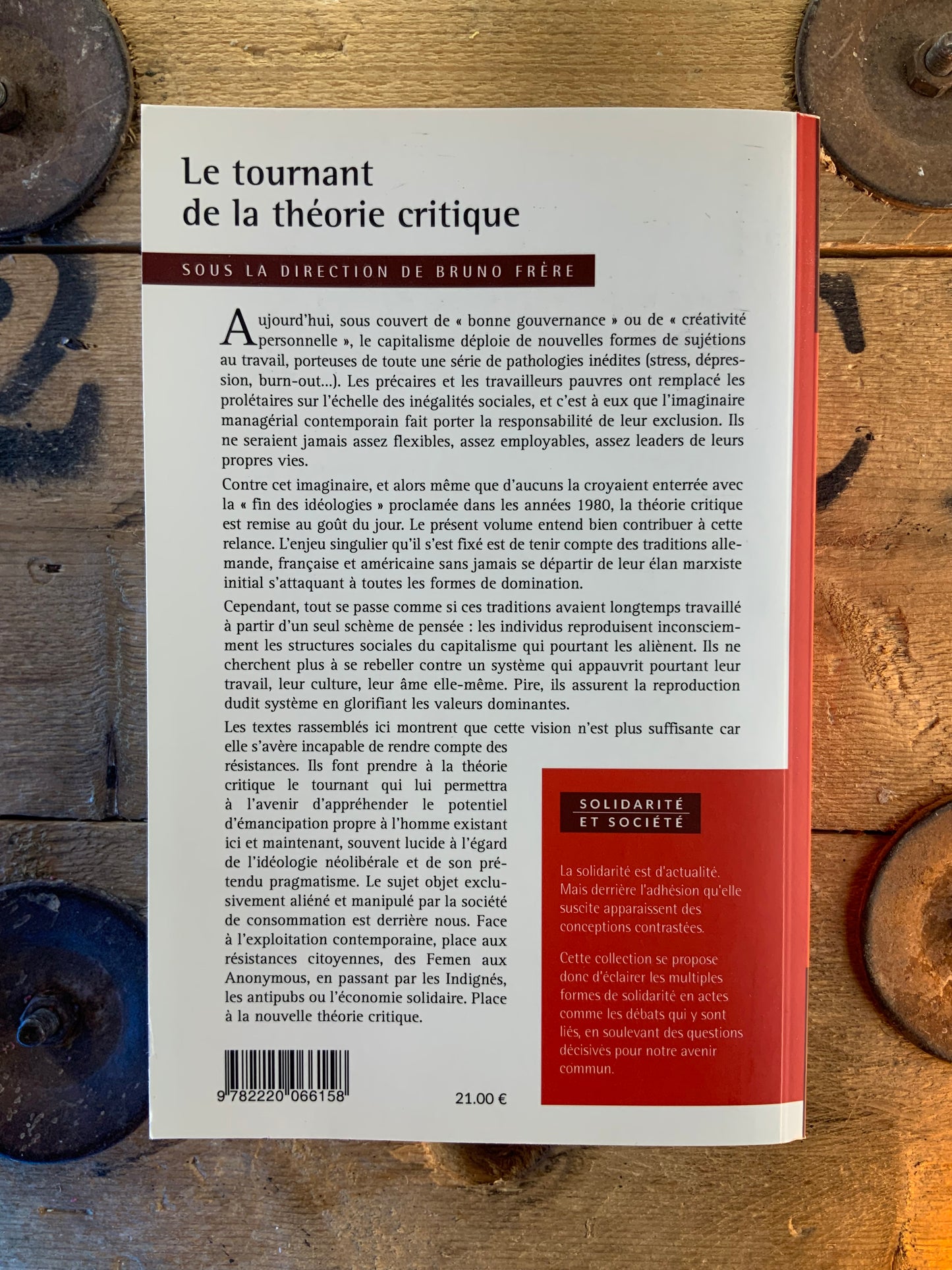 Le tournant de la théorie critique