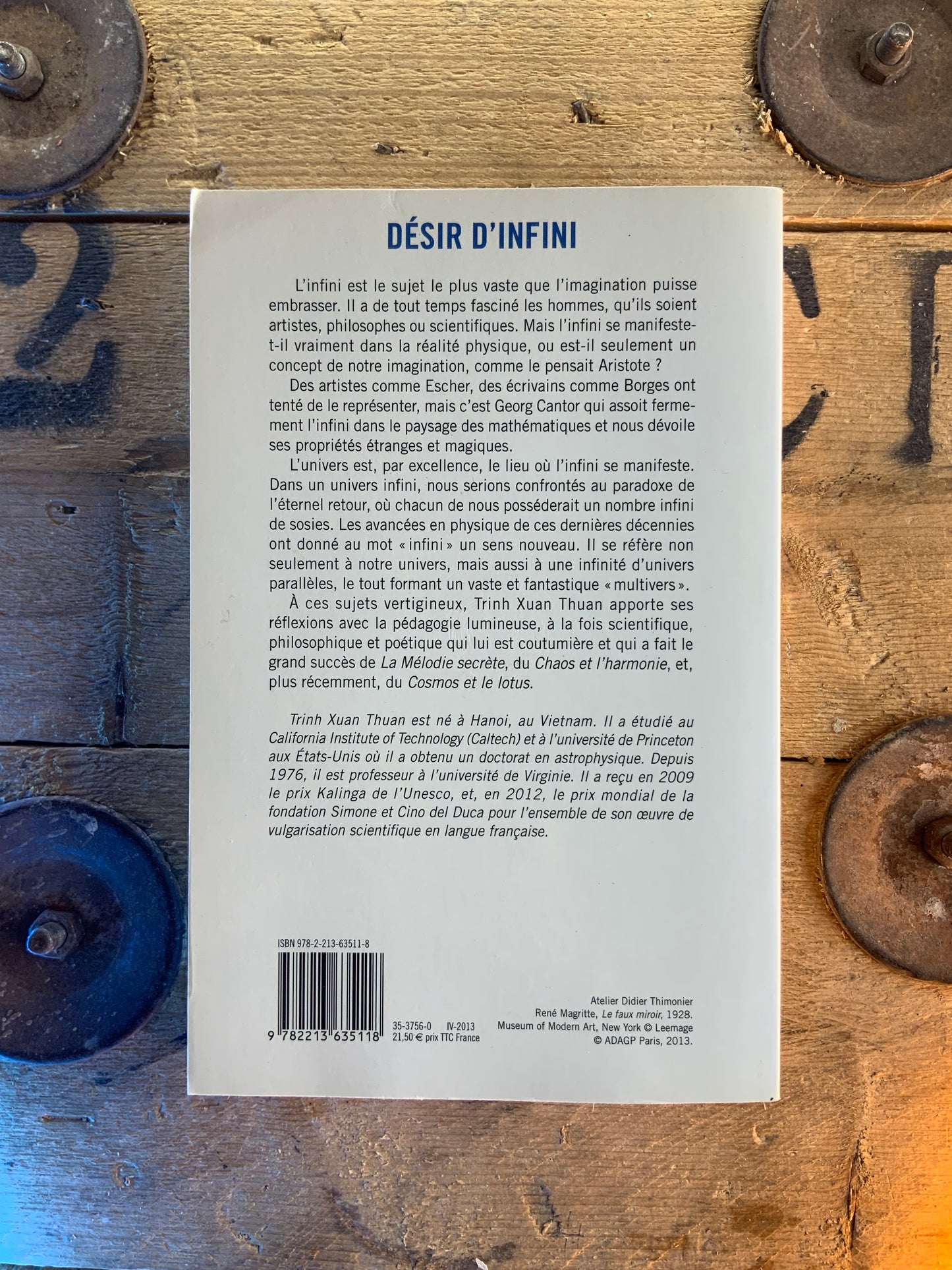 Désir d’infini : des chiffres, des univers et des hommes - Trinh Xuan Thuan