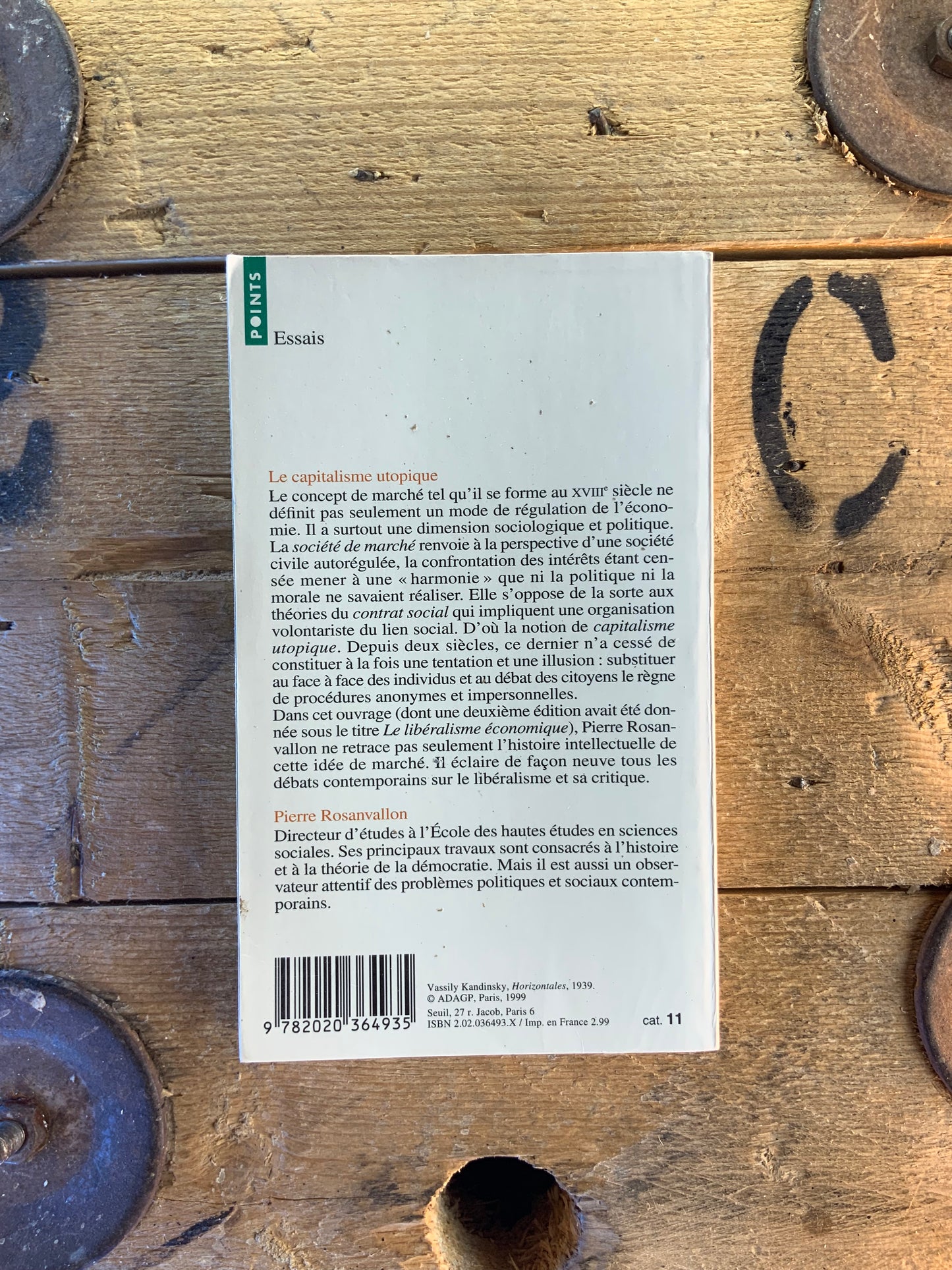 Le capitalisme utopique : histoire de l’idée de marché - Pierre Rosanvallon