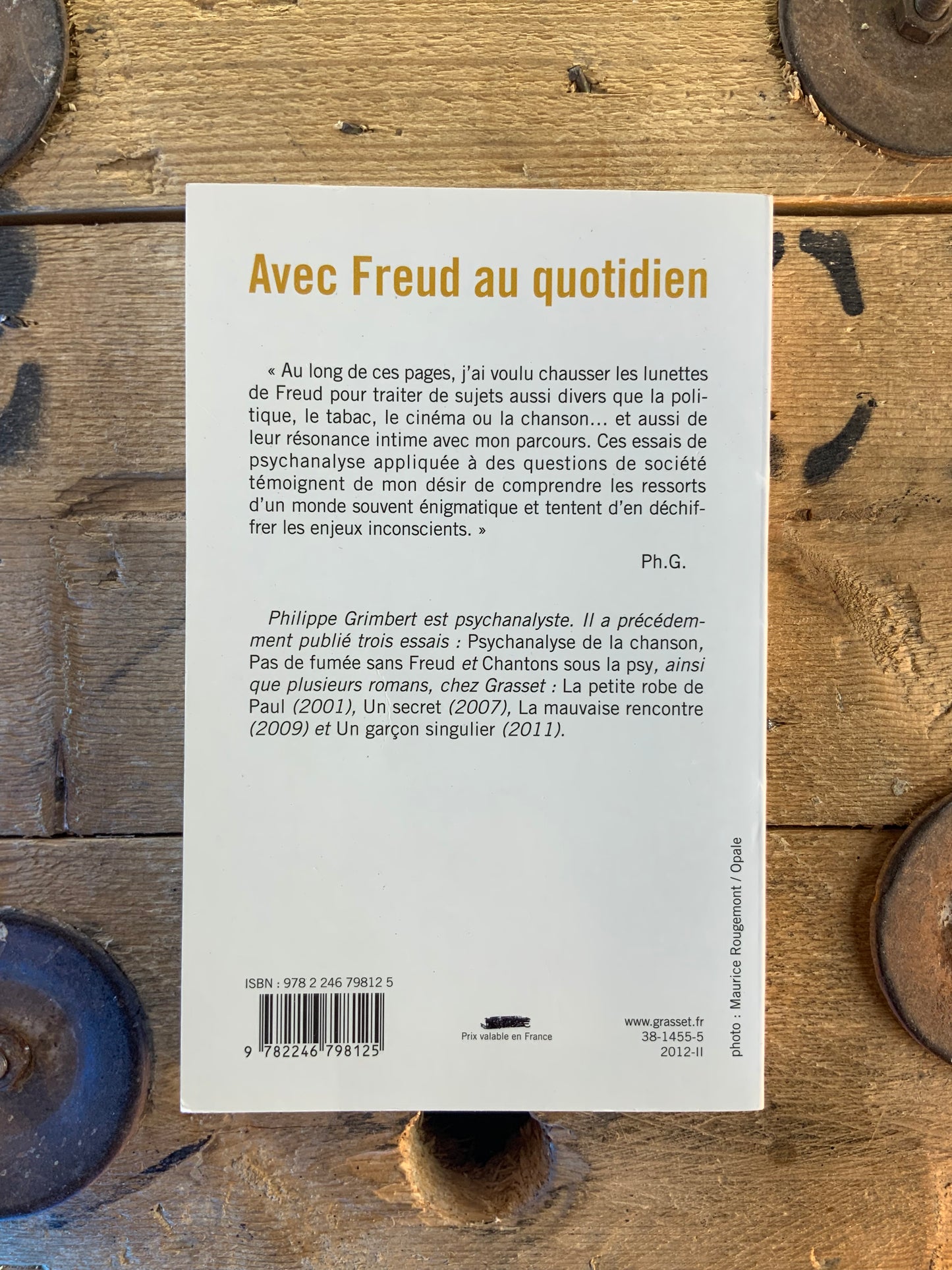 Avec Freud au quotidien : essais de psychanalyse appliquée - Philippe Grimbert