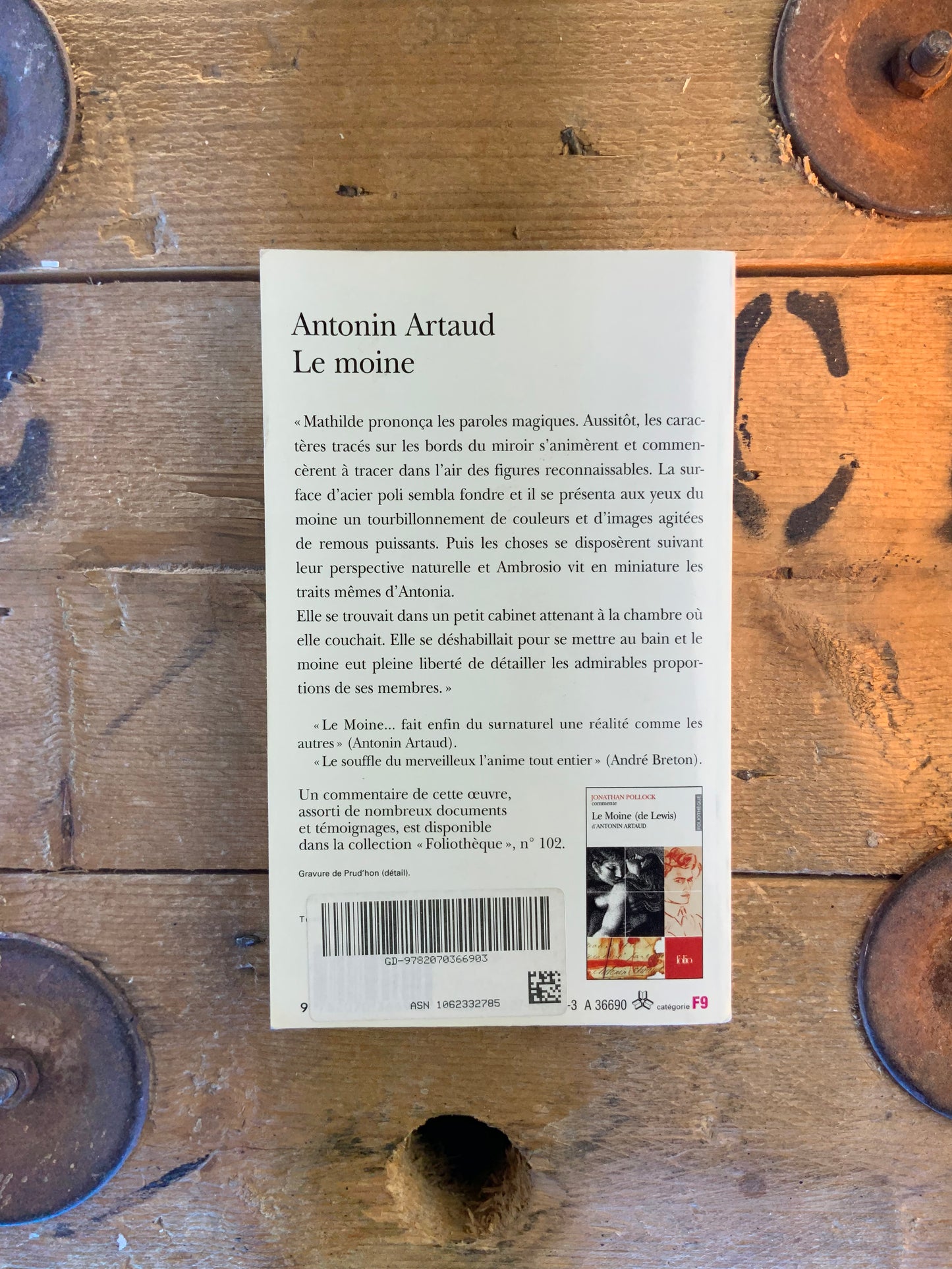 Le moine (de Lewis) - Antonin Artaud