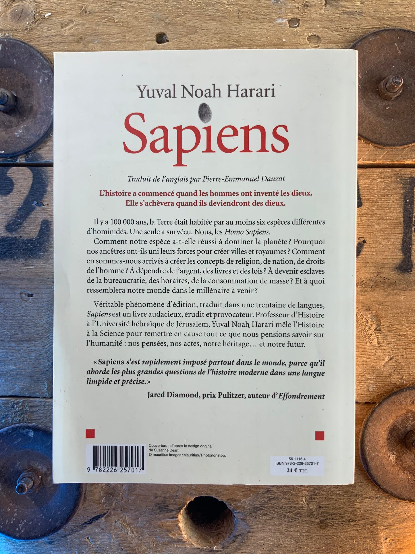Sapiens : une brève histoire de l’humanité - Yuval Noah Harari