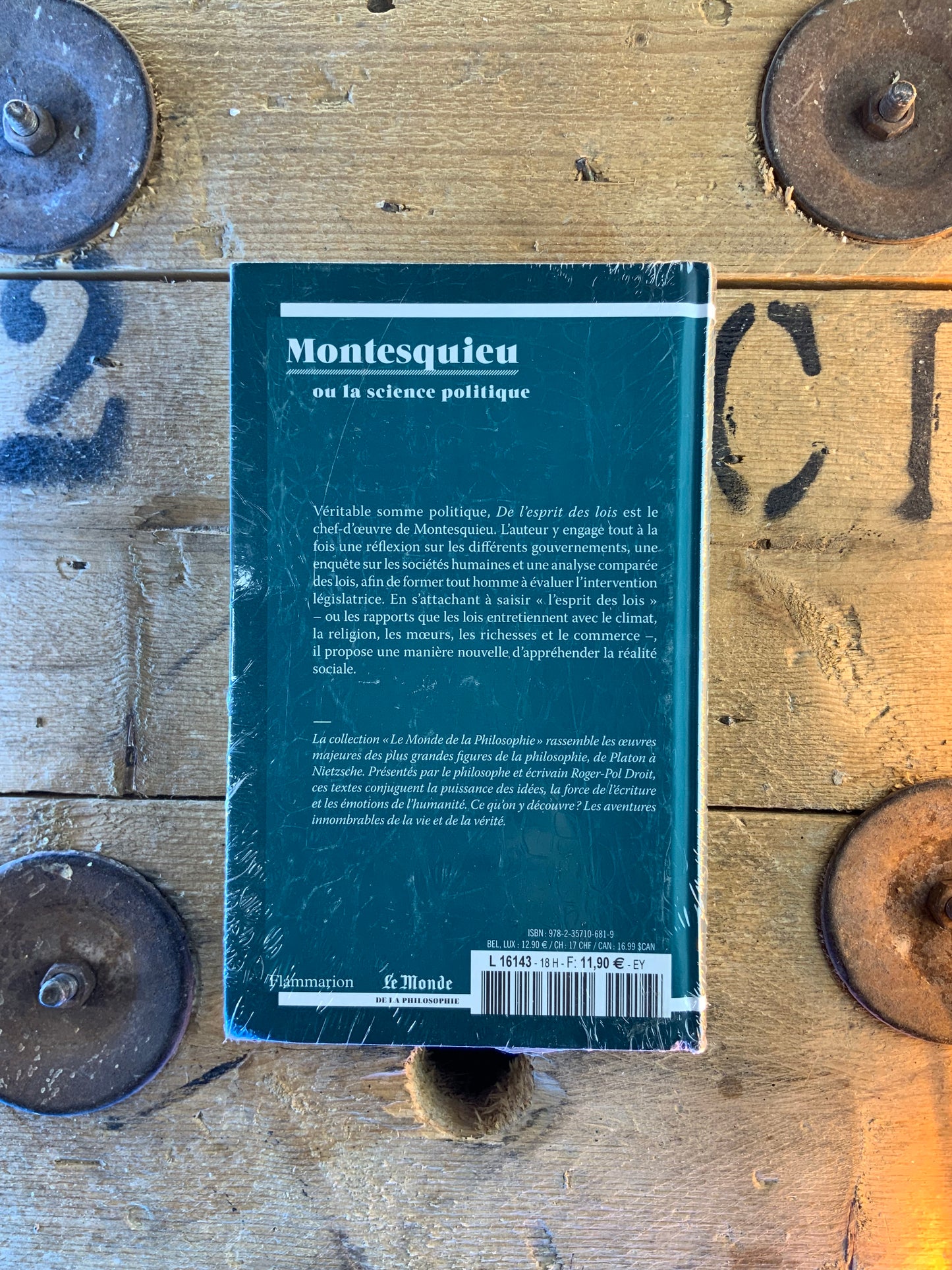 De l’esprit des lois - Montesquieu