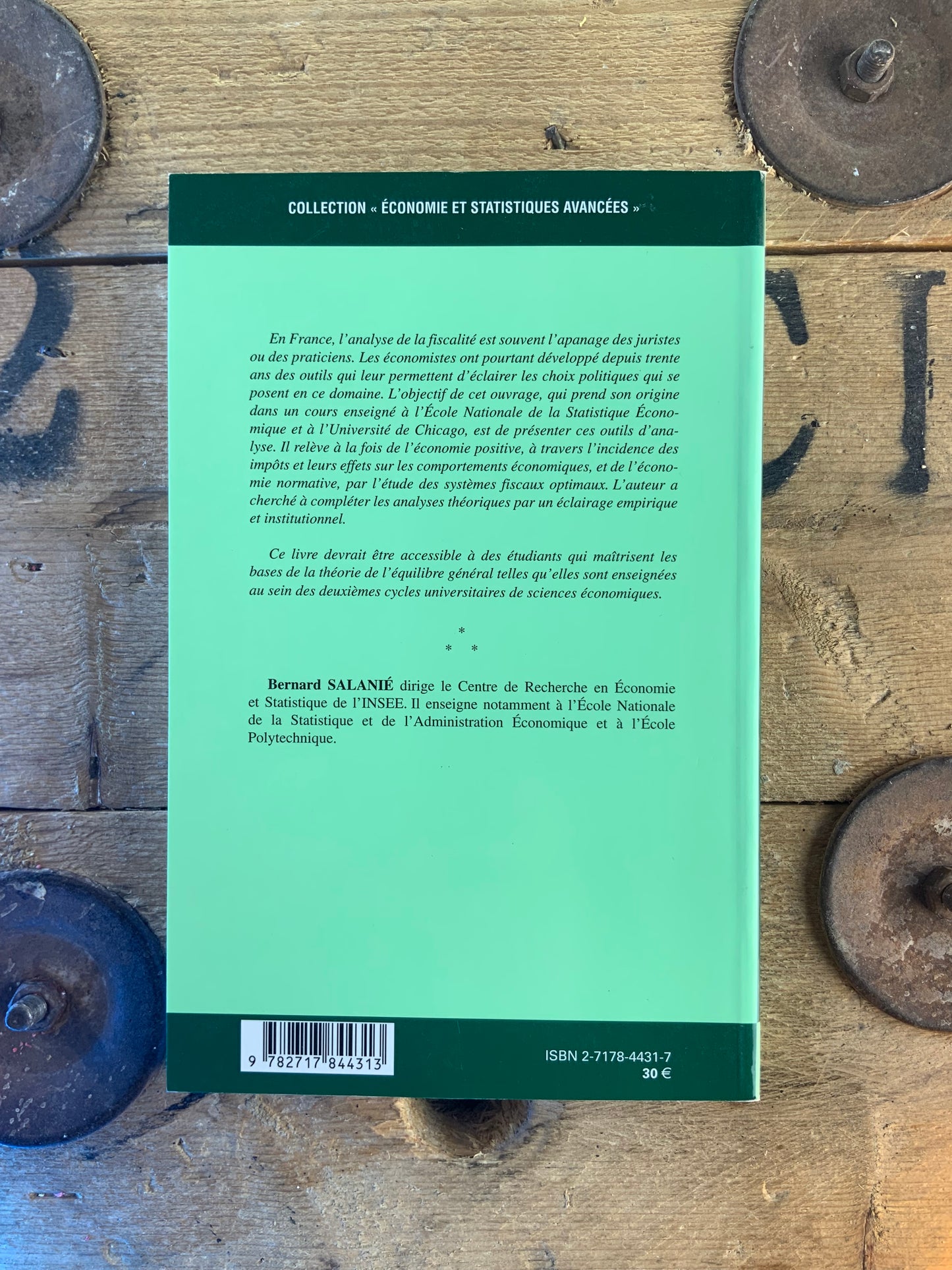 Théorie économique de la fiscalité - Bernard Salainé