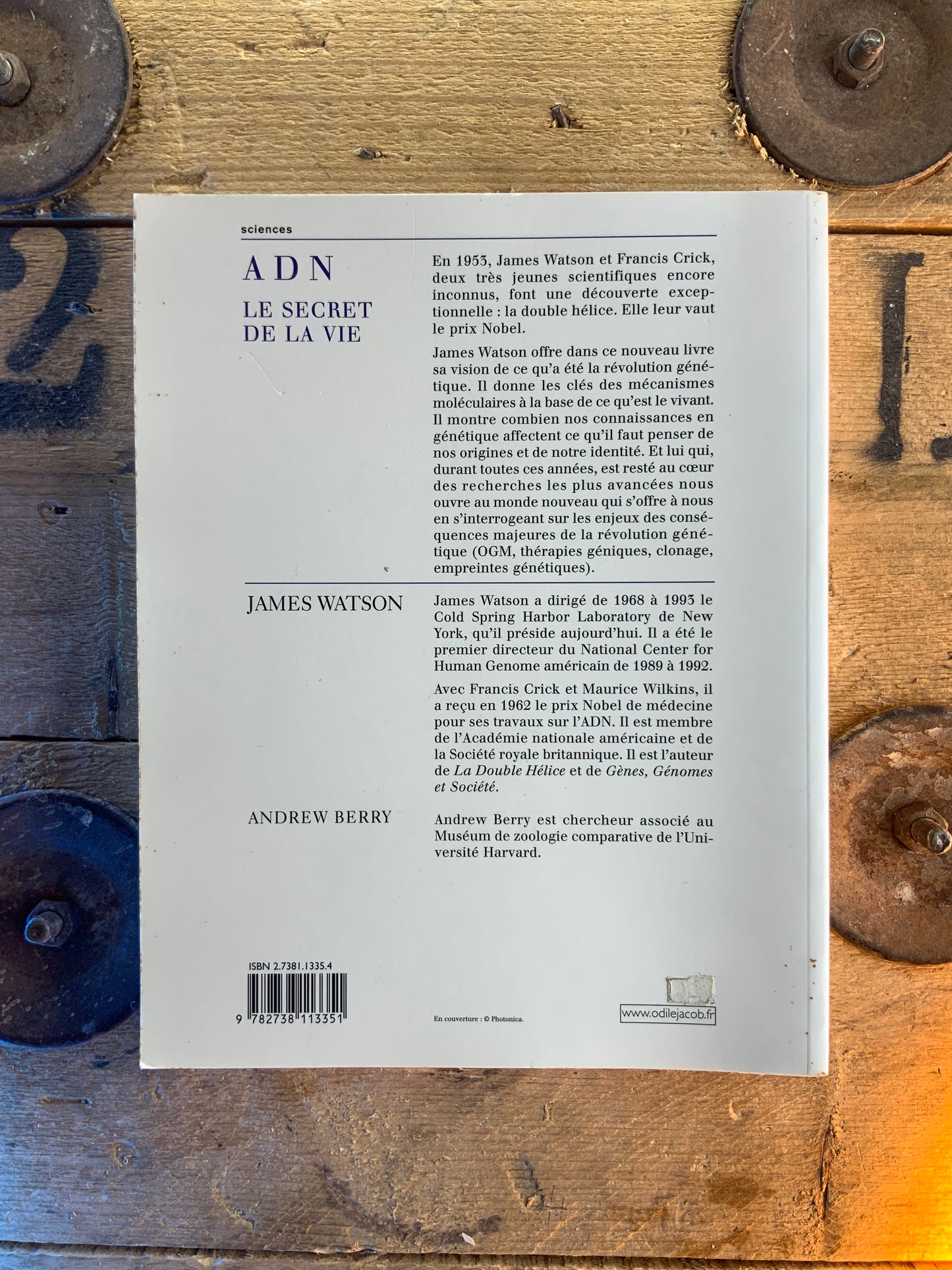 ADN : le secret de la vie - James Watson