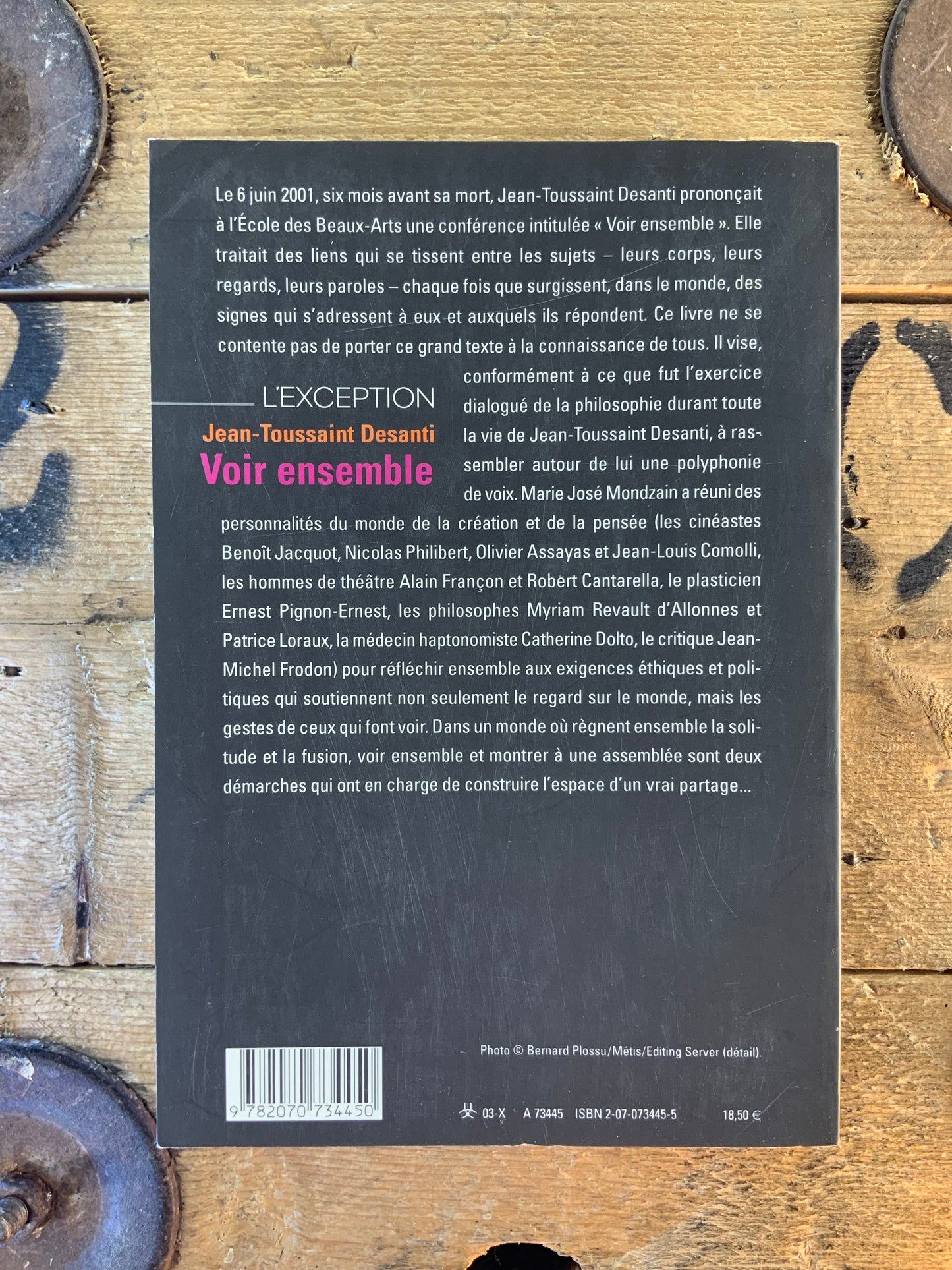 Voir ensemble, autour de Jean-Toussaint Desanti - Marie José Mondzain