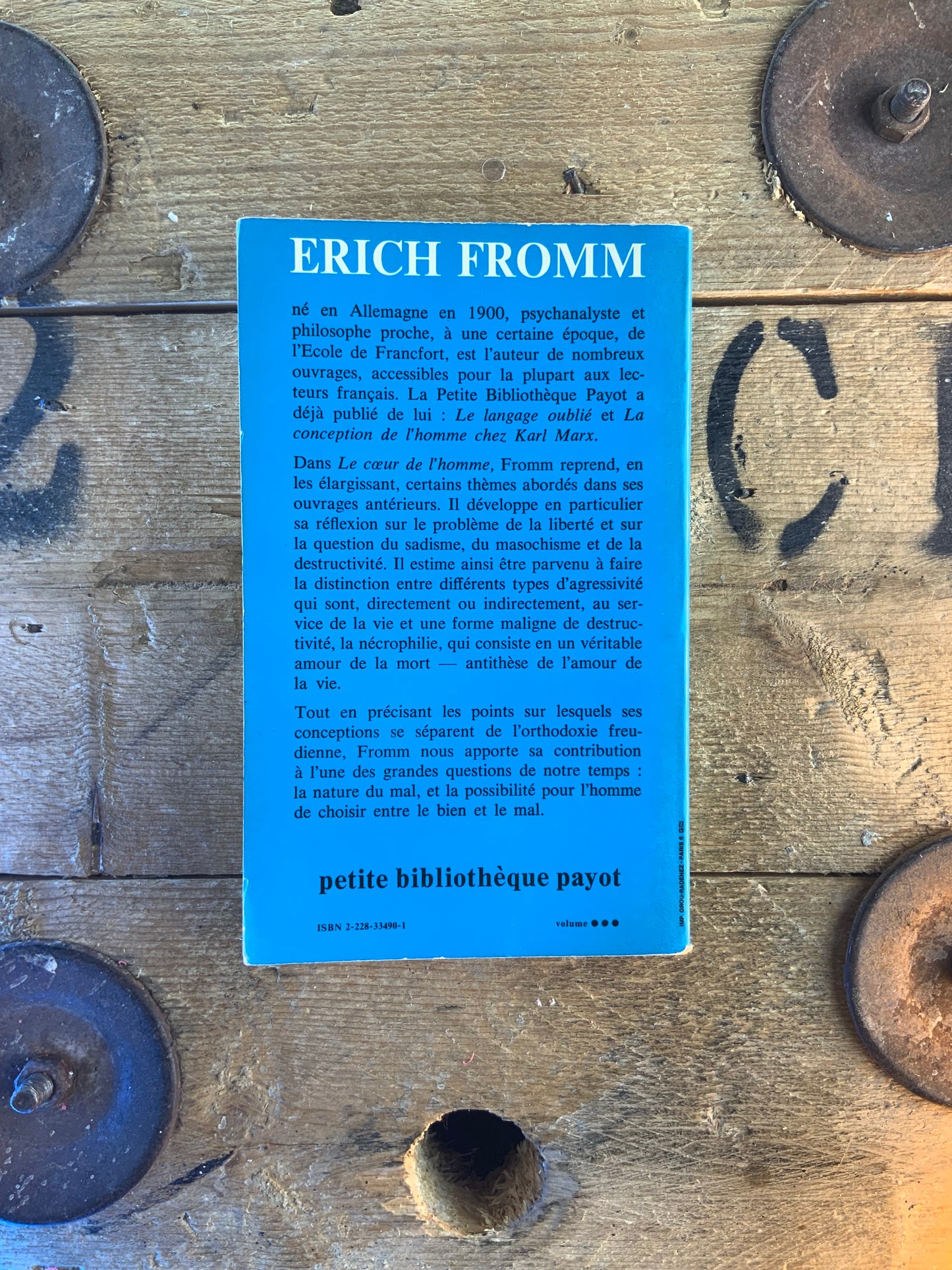 Le cœur de l’homme : sa propension au bien et au mal - Erich Fromm