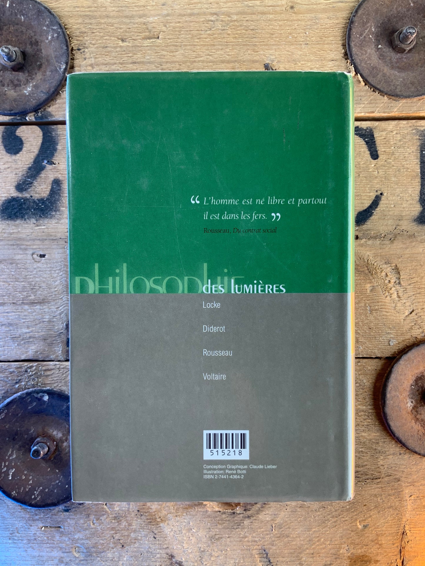 Philosophie des Lumières : Locke - Diderot - Rousseau - Voltaire