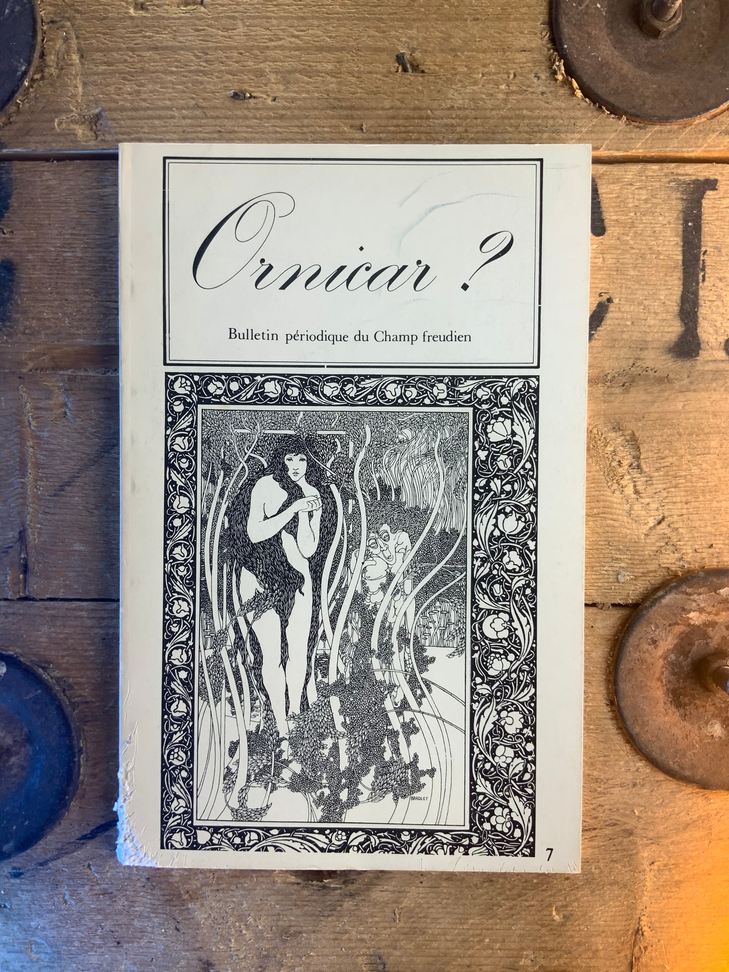 Ornicar ? Bulletin périodique du Champ freudien numéro 7