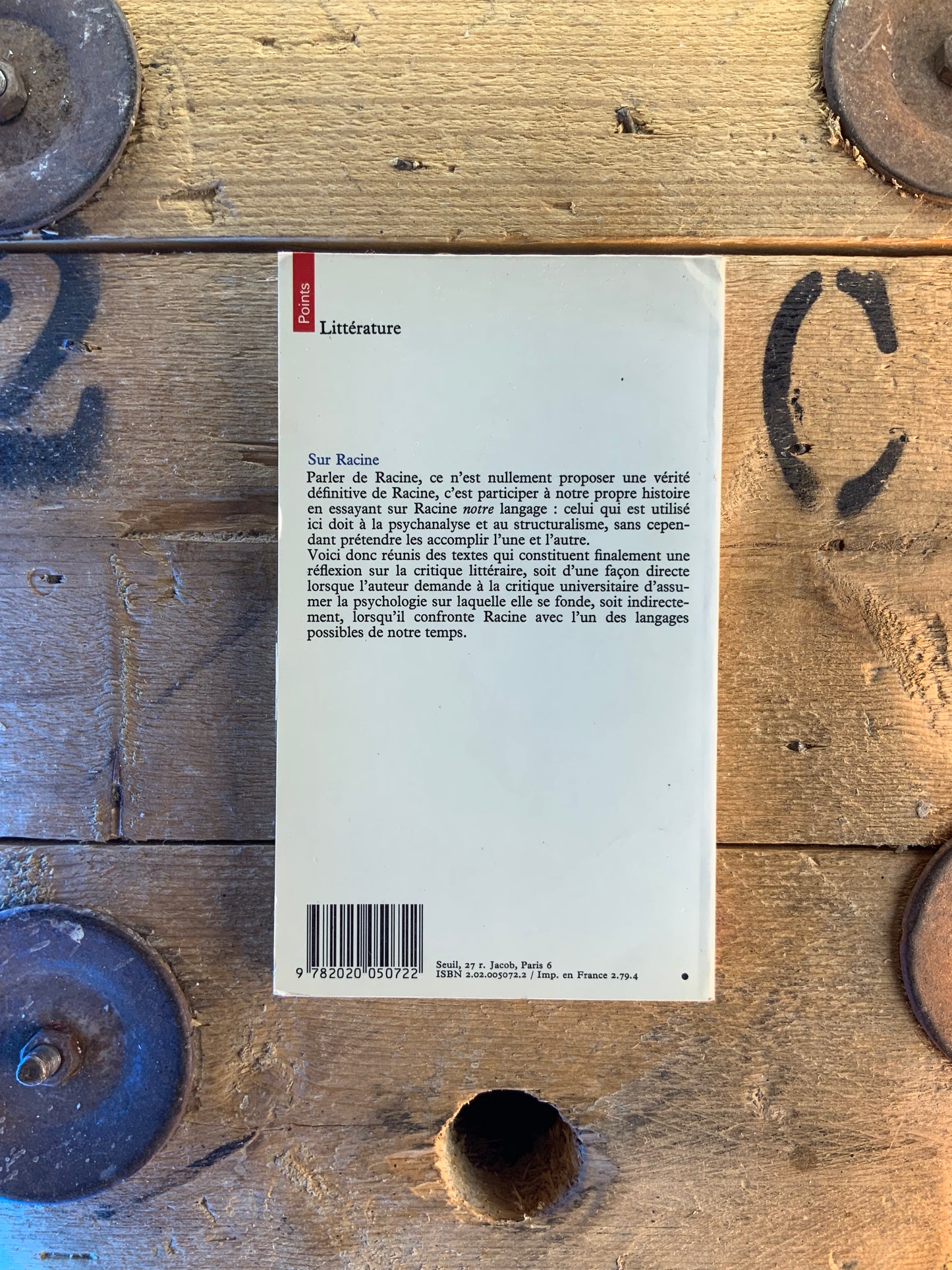 Sur Racine - Roland Barthes