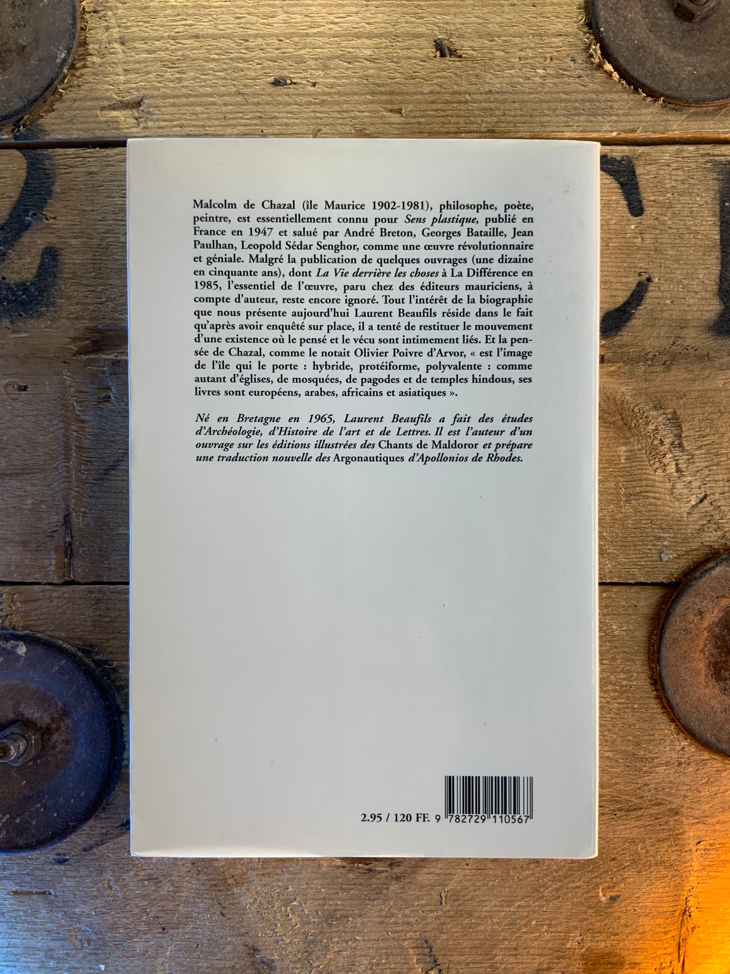 Malcom de Chazal - Laurent Beaufils