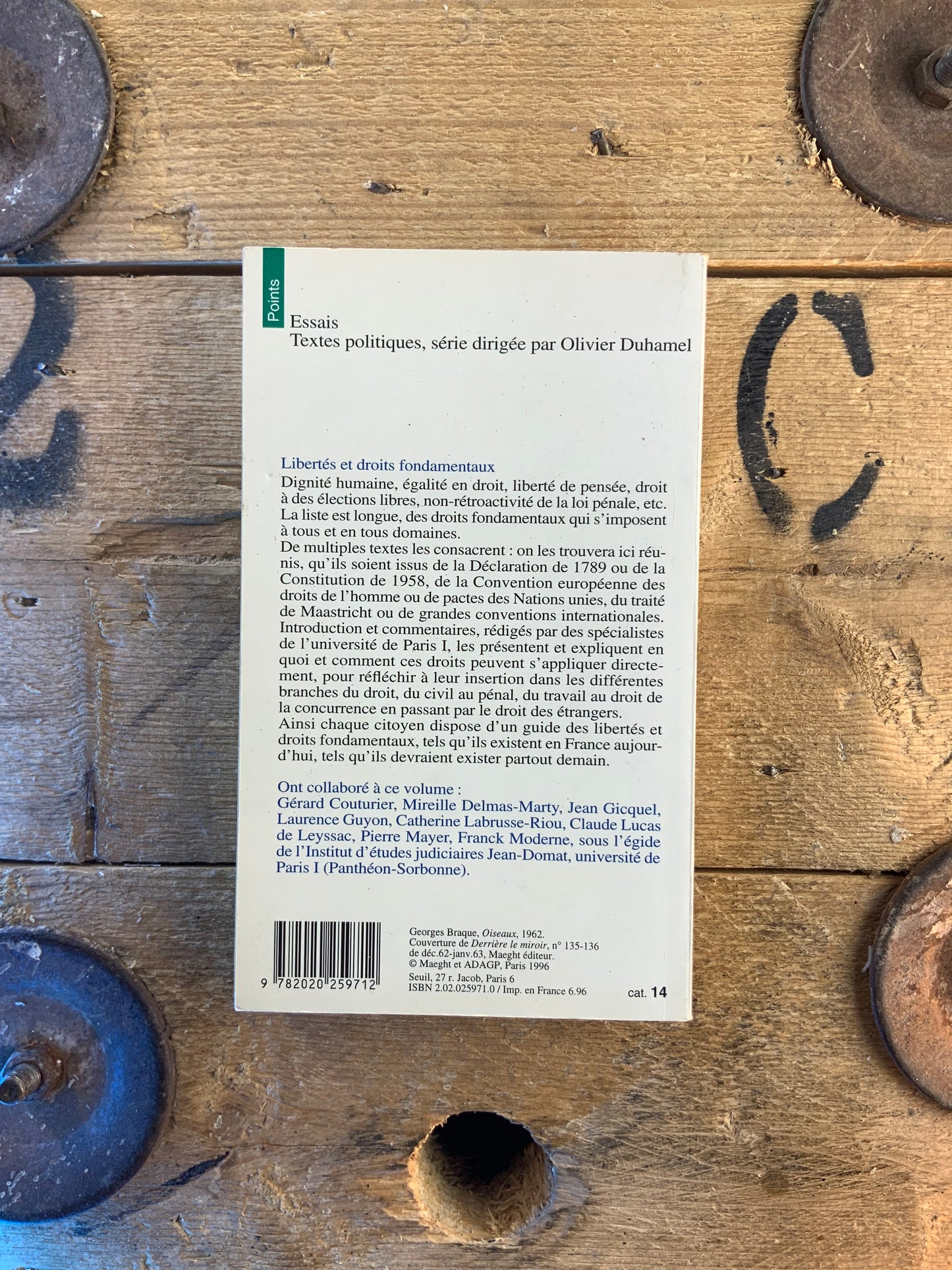 Libertés et droits fondamentaux : introduction, textes et commentaires