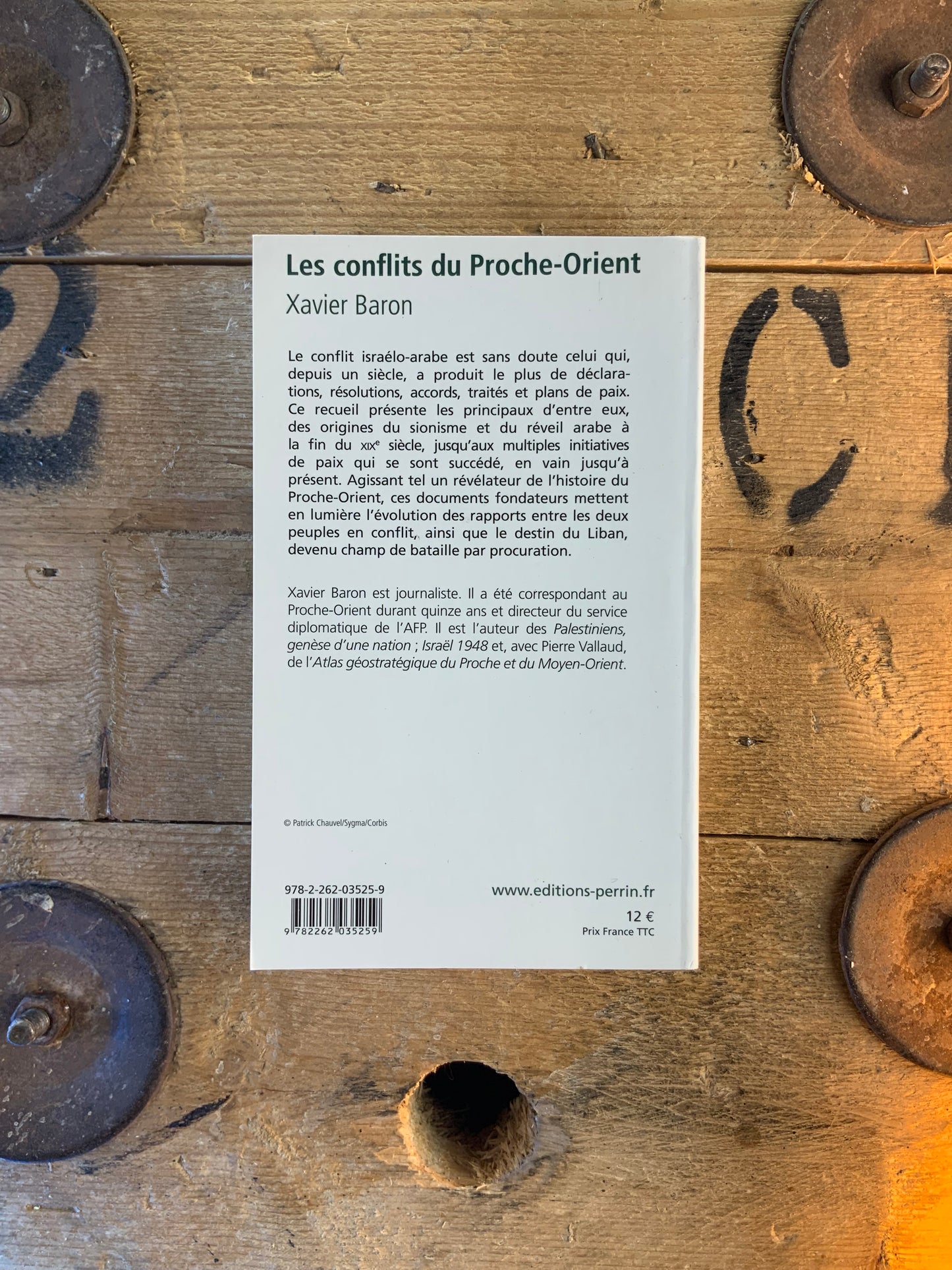 Les conflits du Proche-Orient - Xavier Baron
