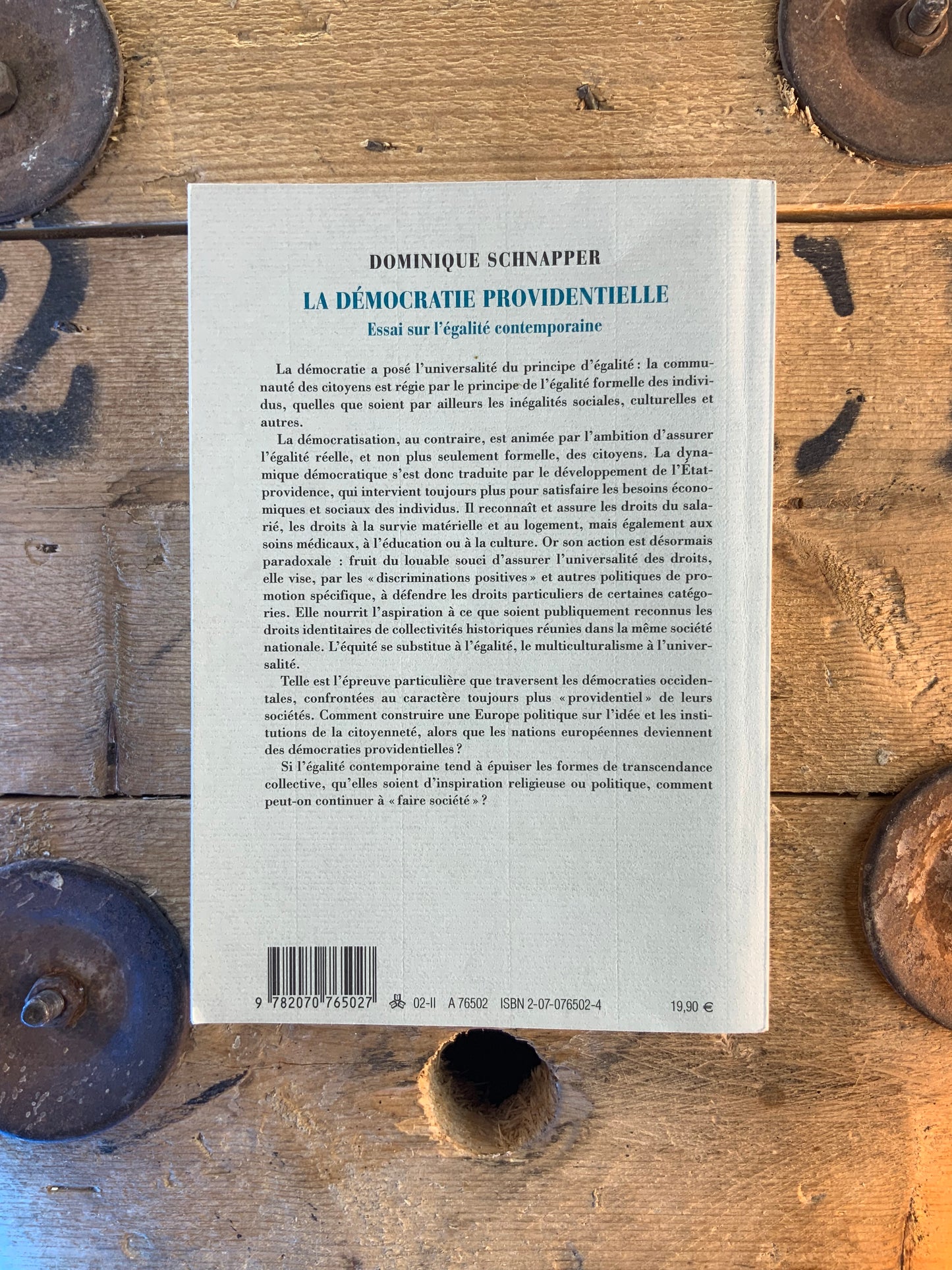 La démocratie providentielle : essai sur l’égalité contemporaine - Dominique Schnapper