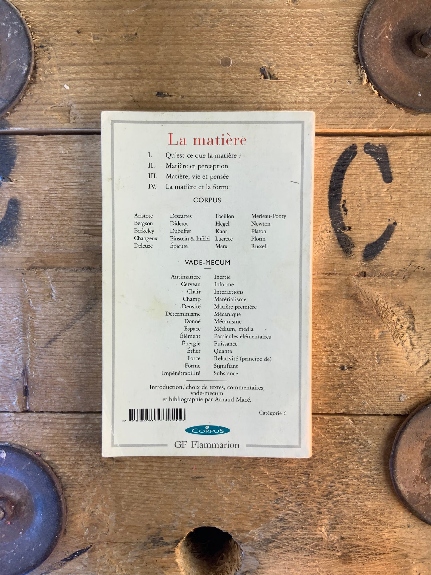 La matière - Arnaud Macé