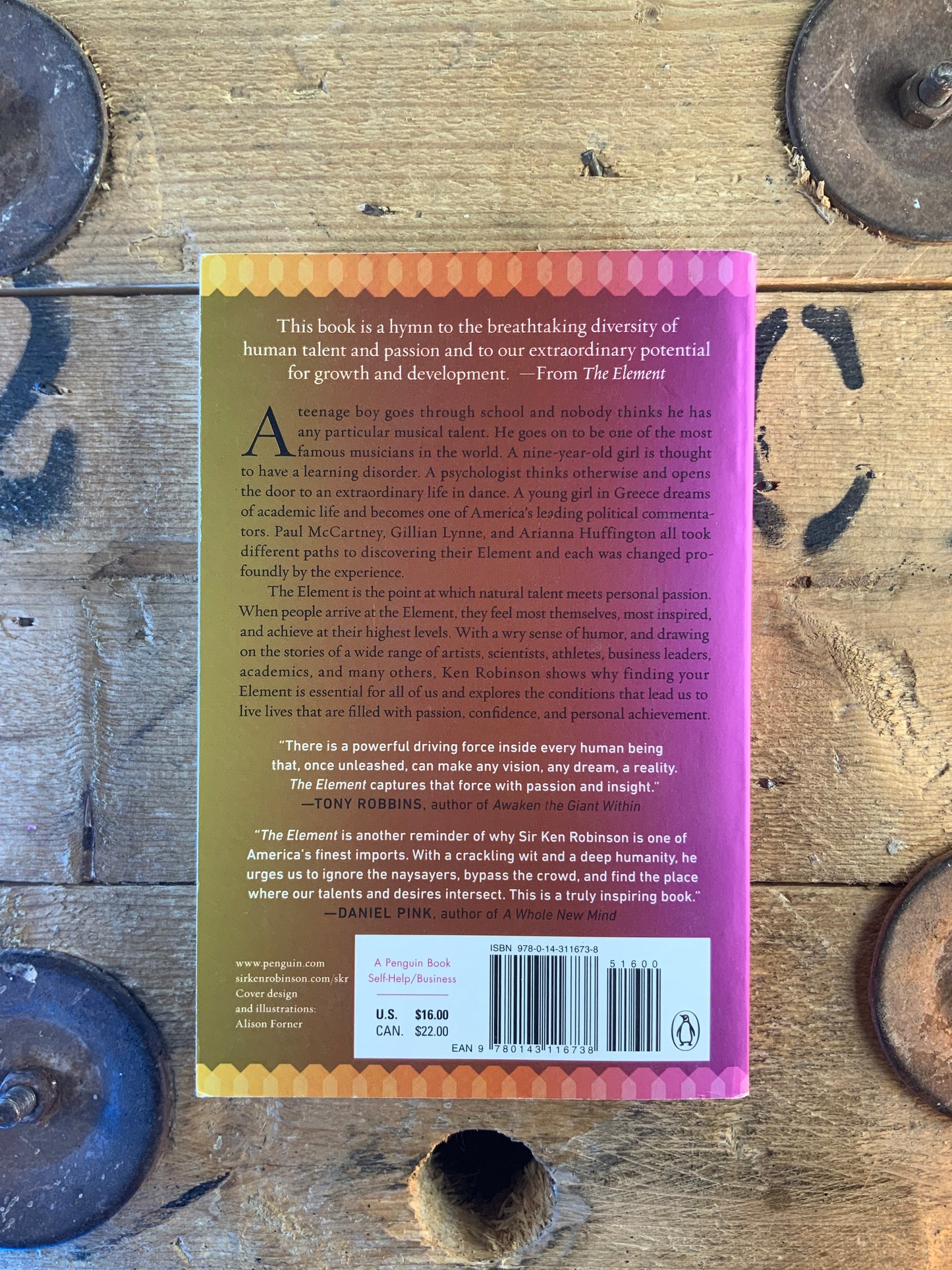 The Element : how finding your passion changes everything - Ken Robinson