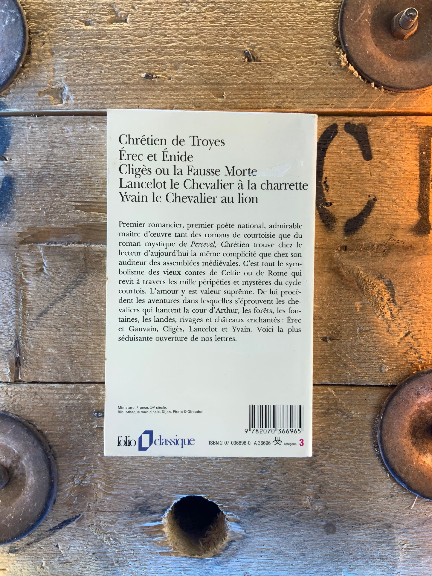 Romans de la table ronde - Chrétien de Troyes