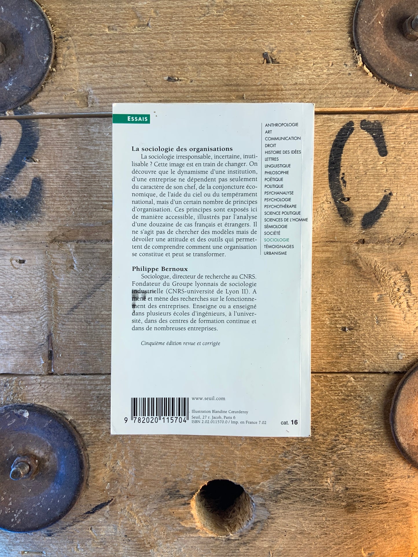 La sociologie des organisations - Philippe Bernoux