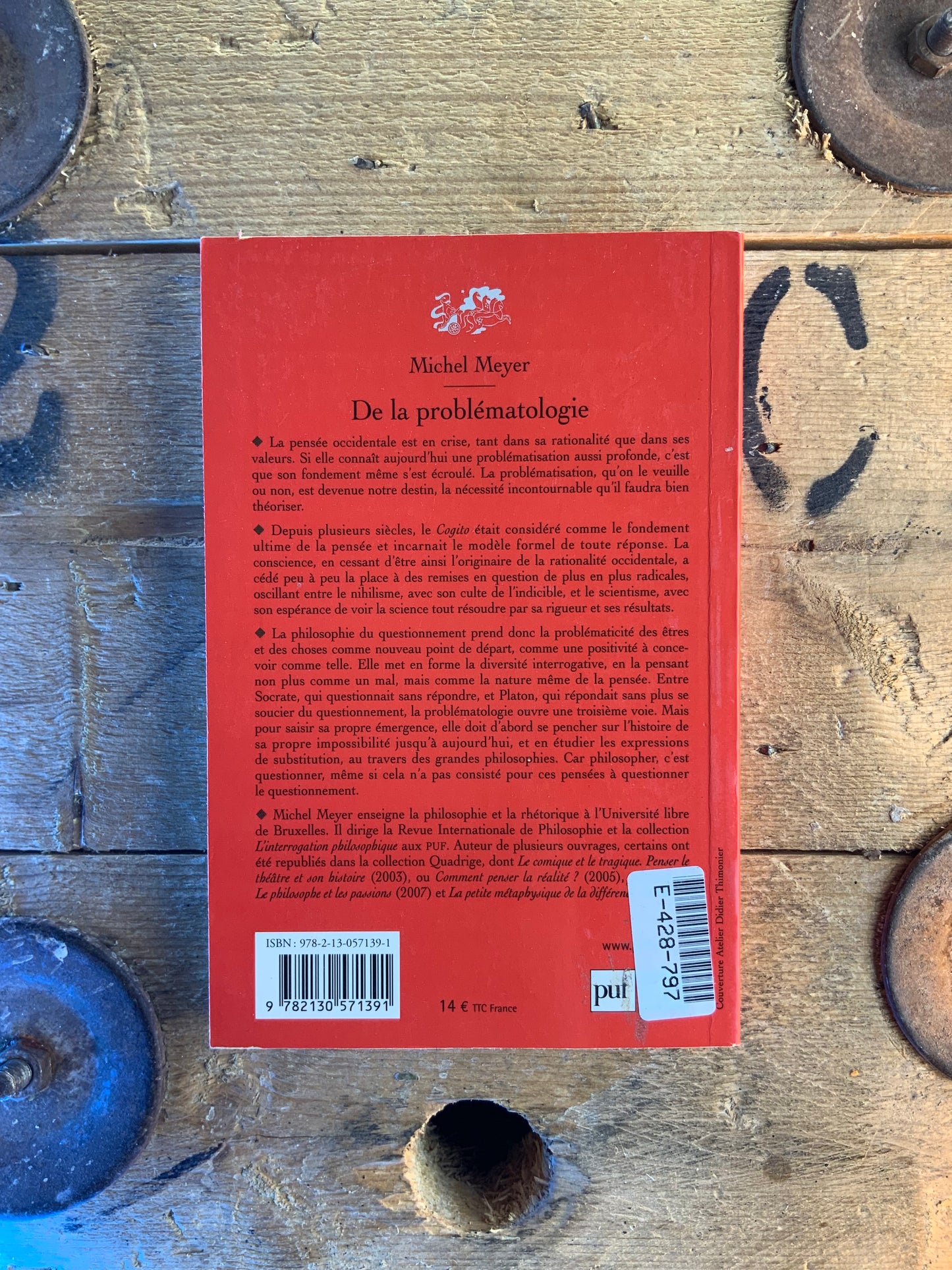 De la problématologie - Michel Meyer