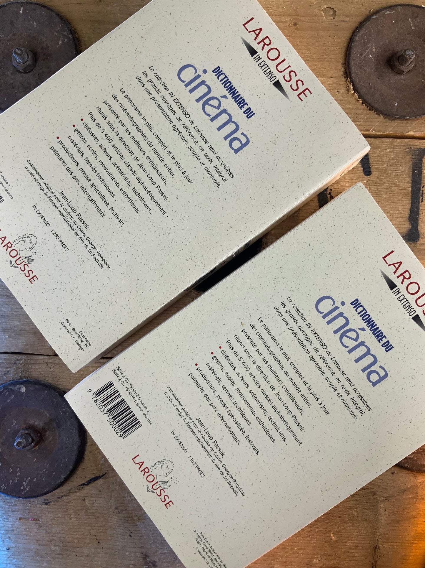 Dictionnaire du Cinéma A-K et L-Z - Jean-Loup Passek ( en 2 volumes )
