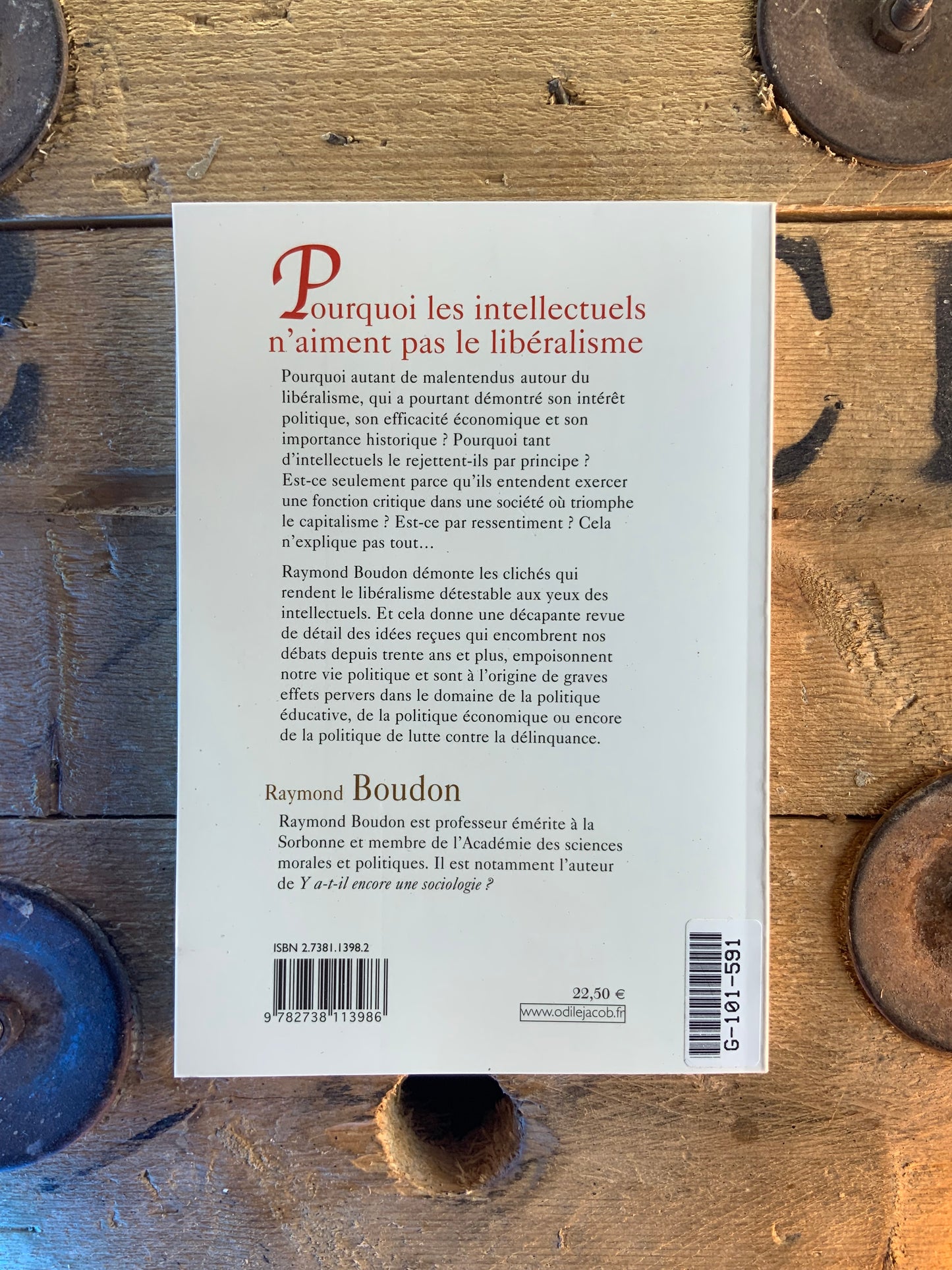 Pourquoi les intellectuels n’aiment pas le libéralisme - Raymond Boudon