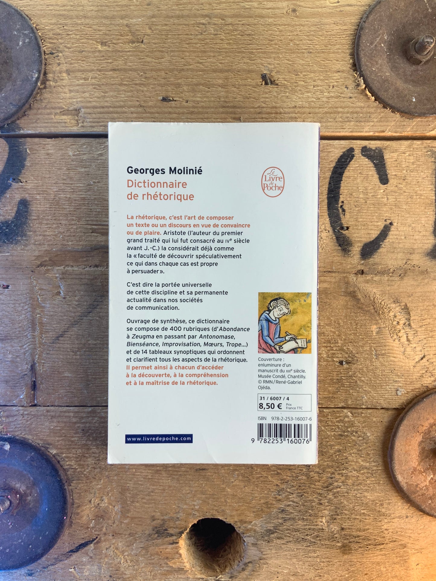 Dictionnaire de rhétorique - Georges Molinié