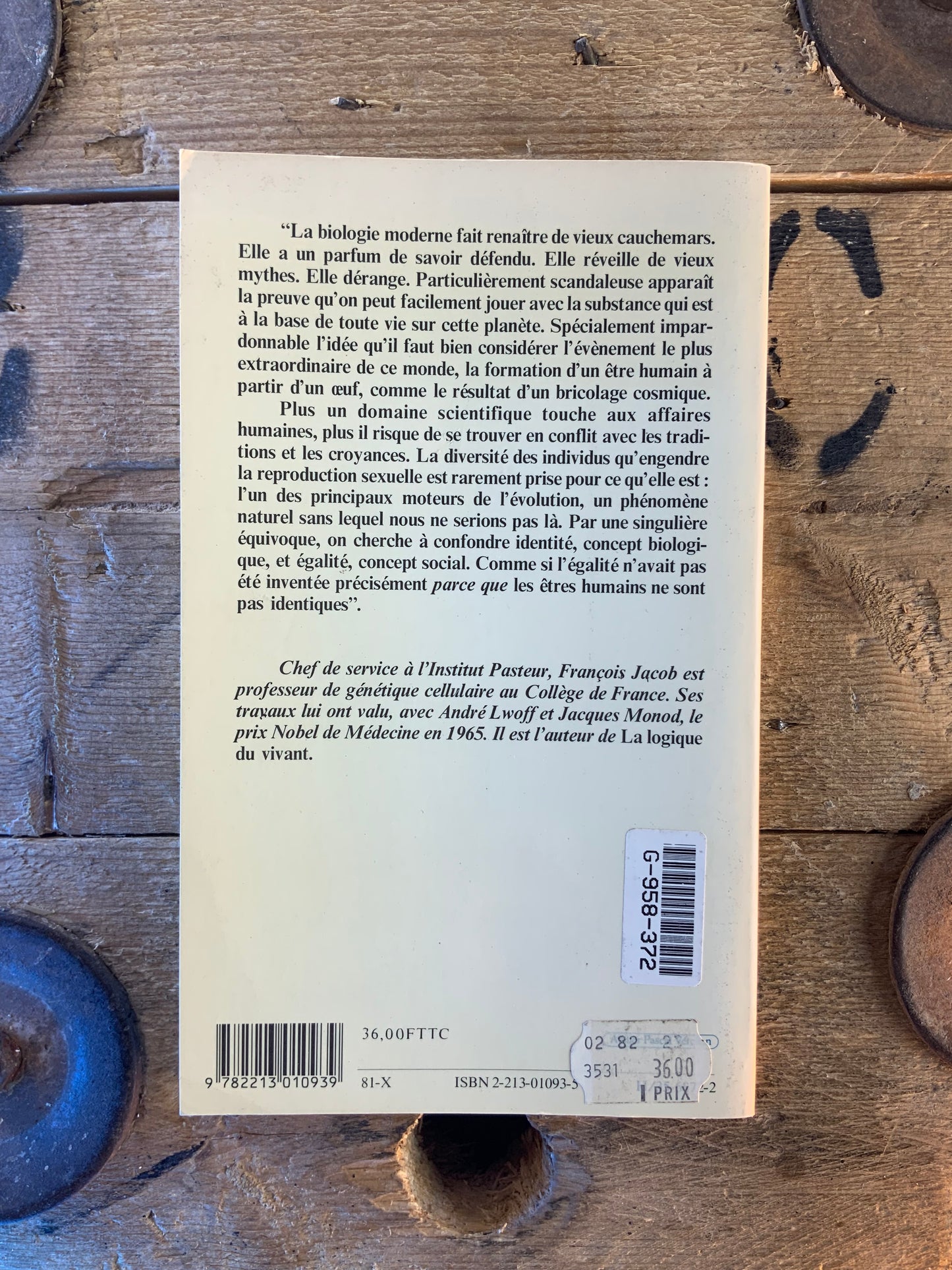 Le jeu des possibles : essai sur la diversité du vivant - François Jacob